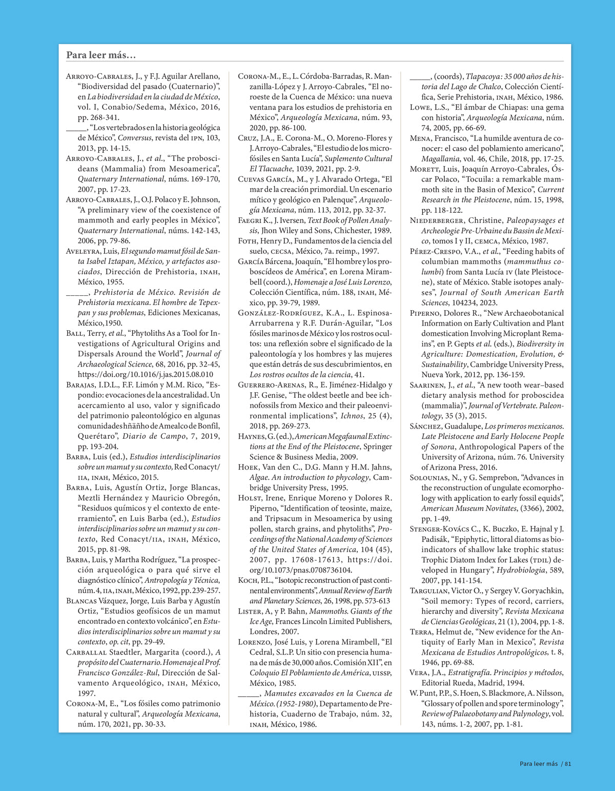 Quinametzin. Museo paleontológico de Santa Lucía