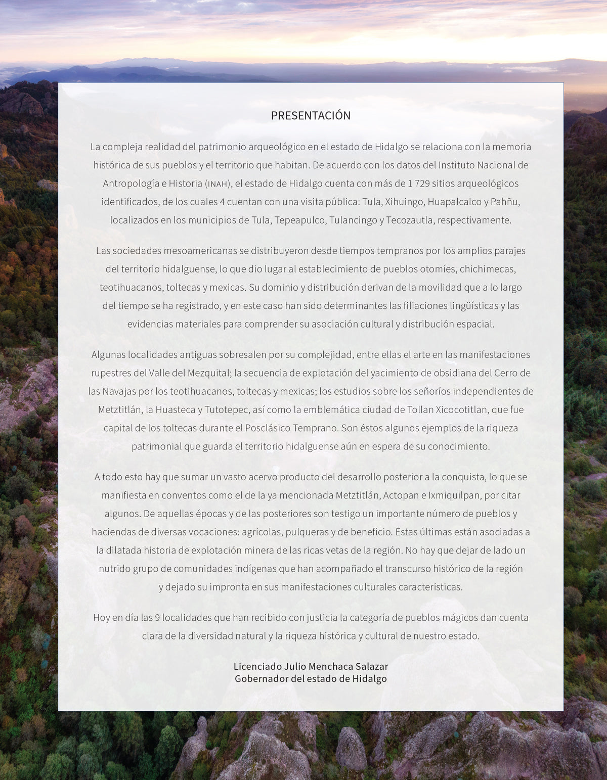 AME 112 El estado de Hidalgo. Guía de viajeros