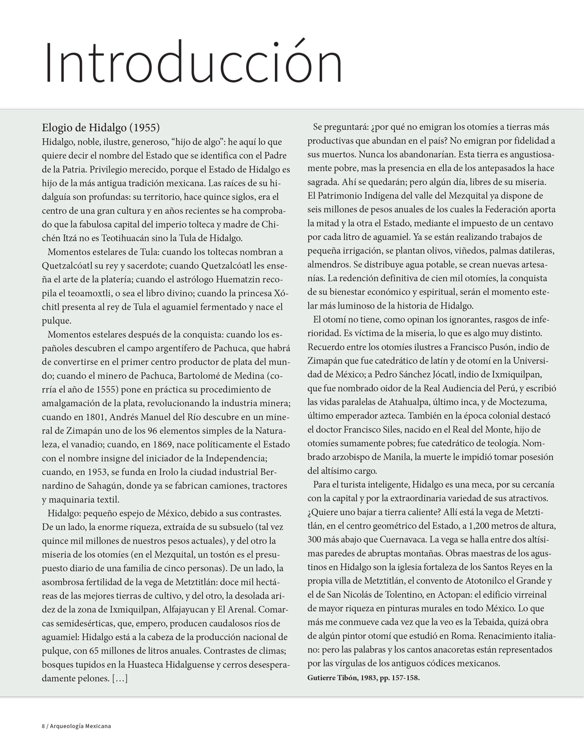 AME 112 El estado de Hidalgo. Guía de viajeros
