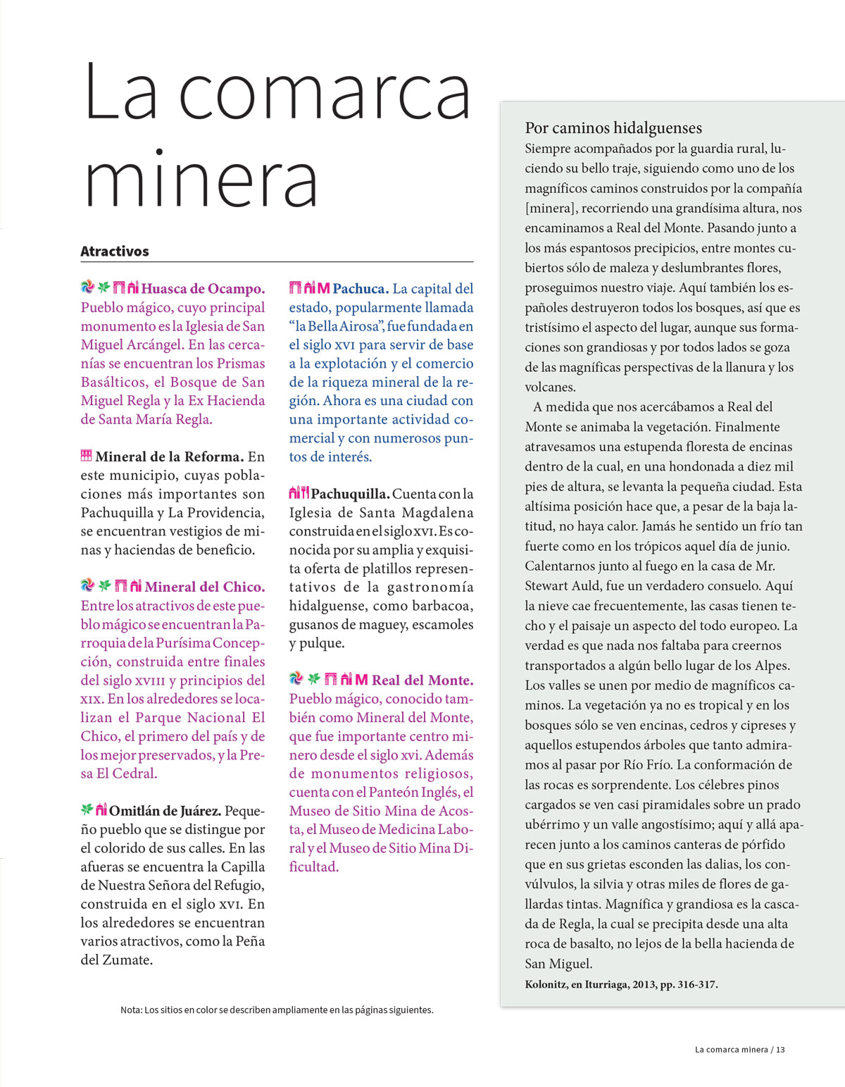 AME 112 El estado de Hidalgo. Guía de viajeros