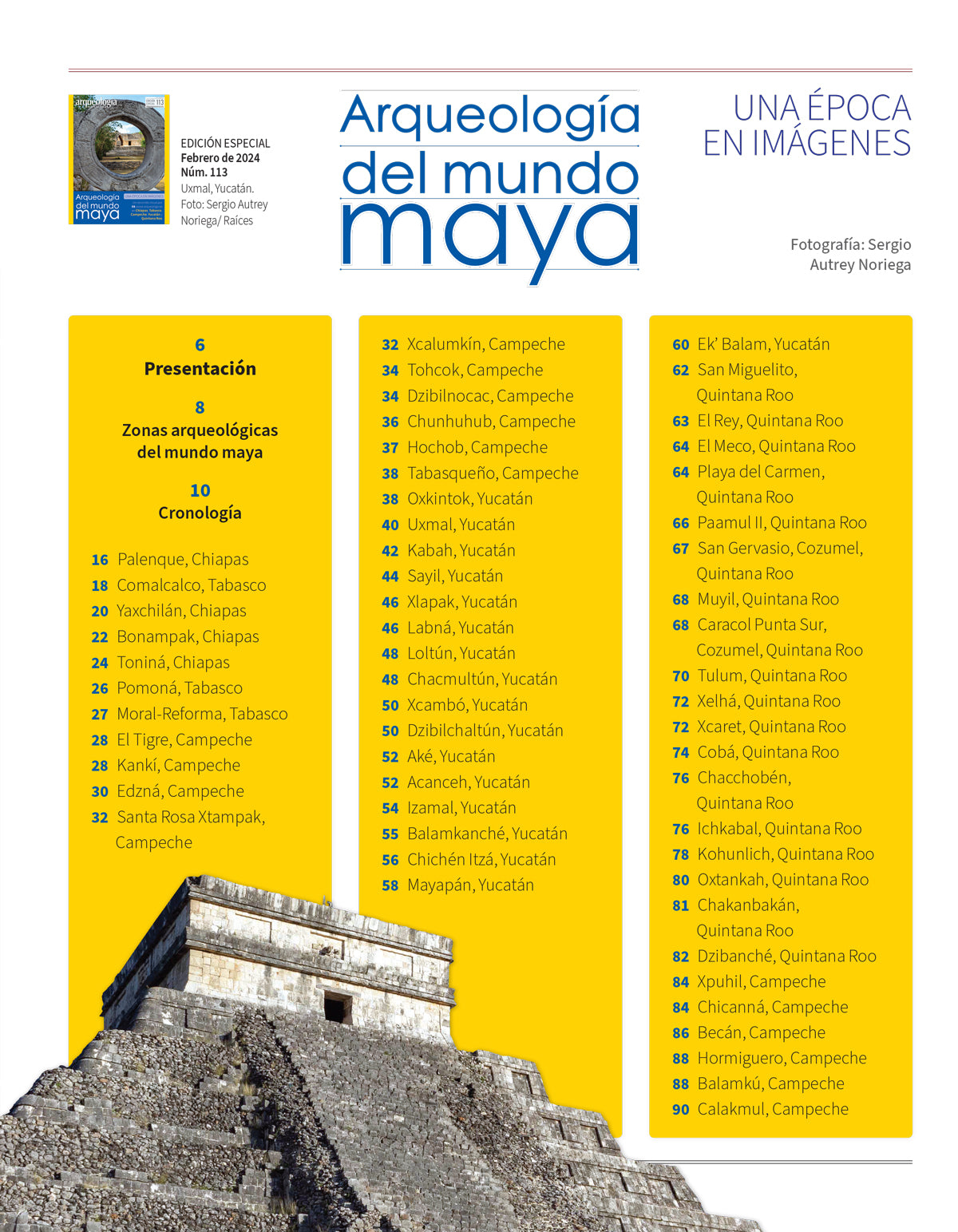 AME 113 Arqueología del mundo maya. Una época en imágenes.