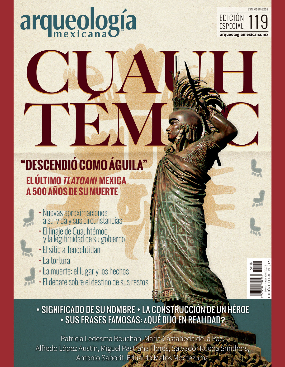 AME 119 Cuauhtémoc, “descendió como águila”