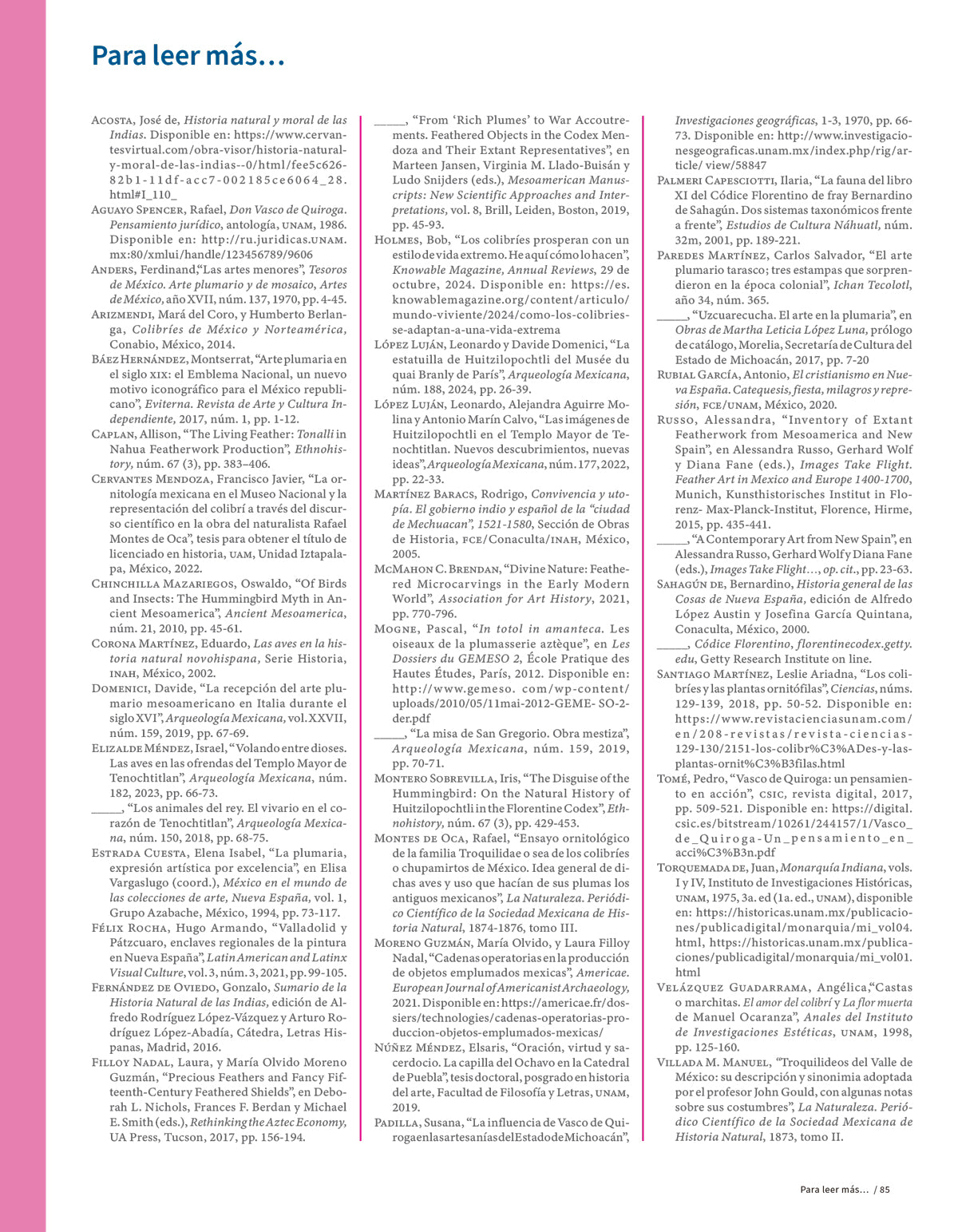 Colibríes en México