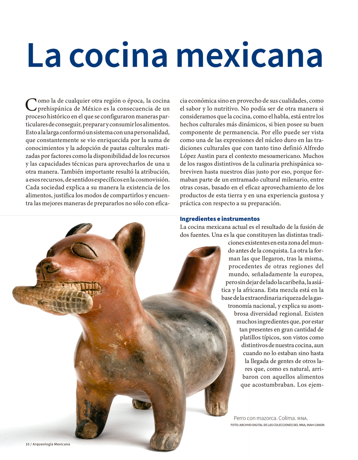 La cocina prehispánica