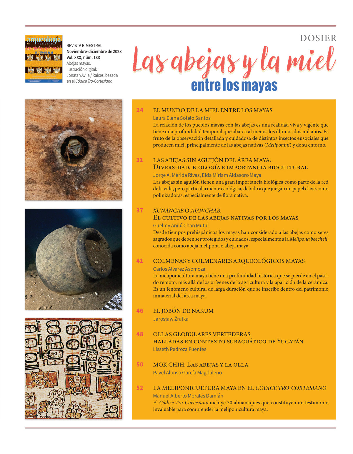AMR 183 Las abejas y la miel entre los mayas