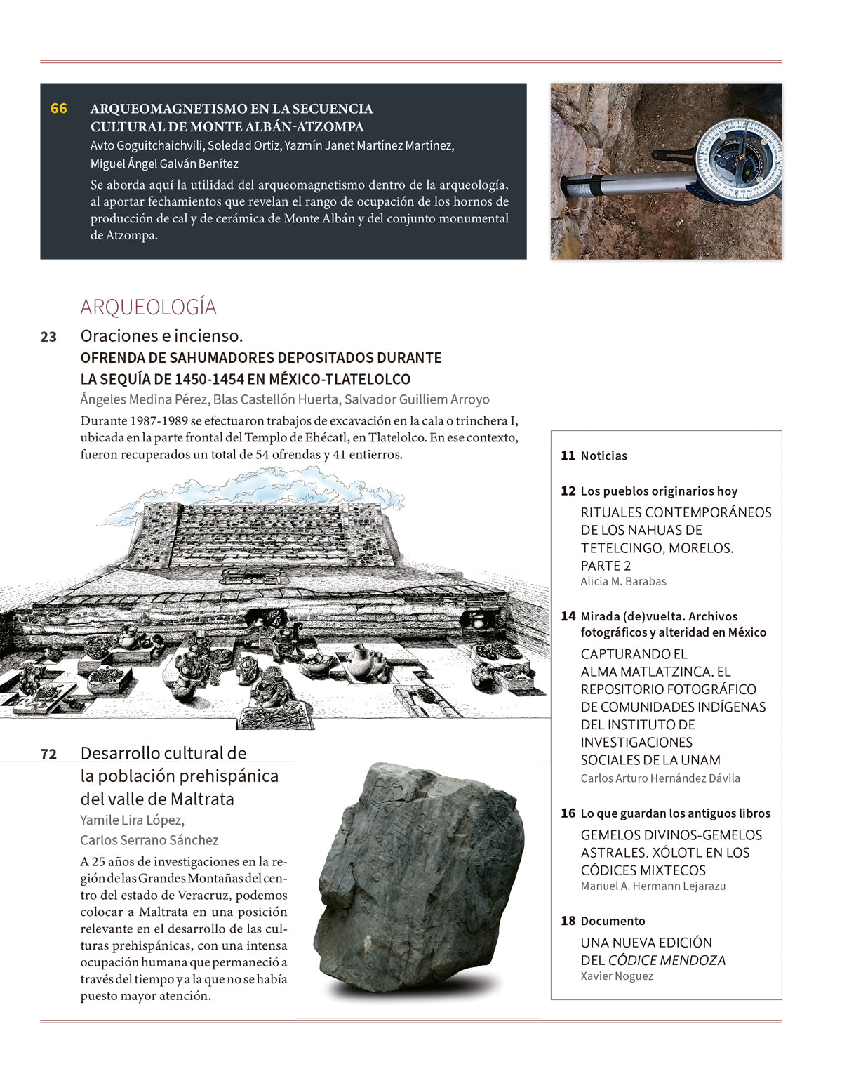 Monte Albán. Investigaciones recientes