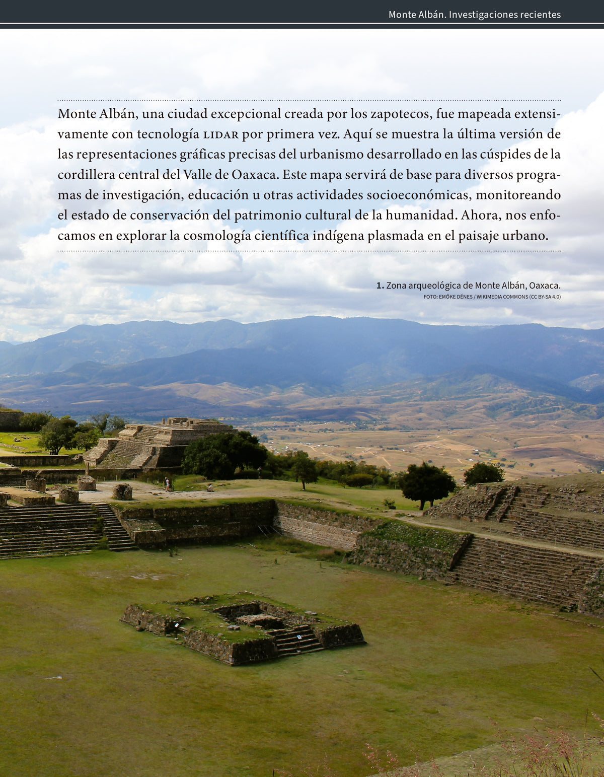 Monte Albán. Investigaciones recientes