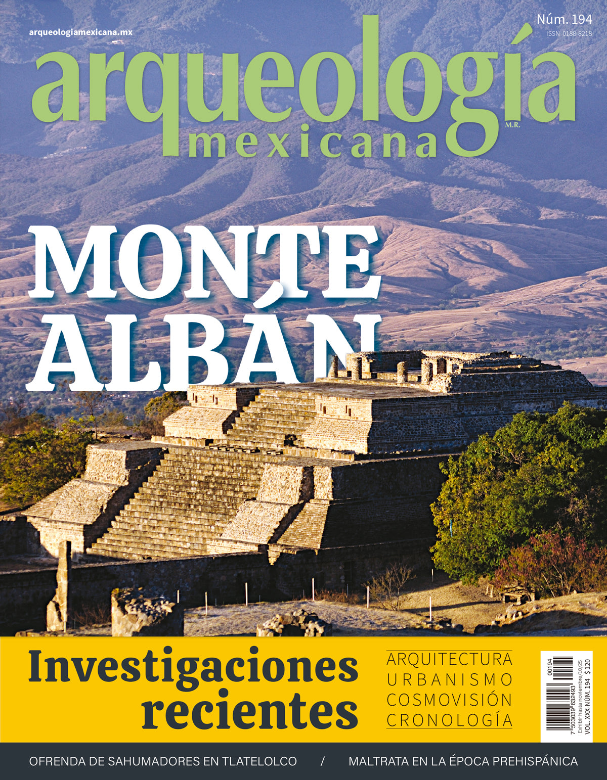 Monte Albán. Investigaciones recientes