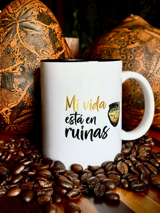 Taza - Arqueología Mexicana "Mi vida esta en ruinas"