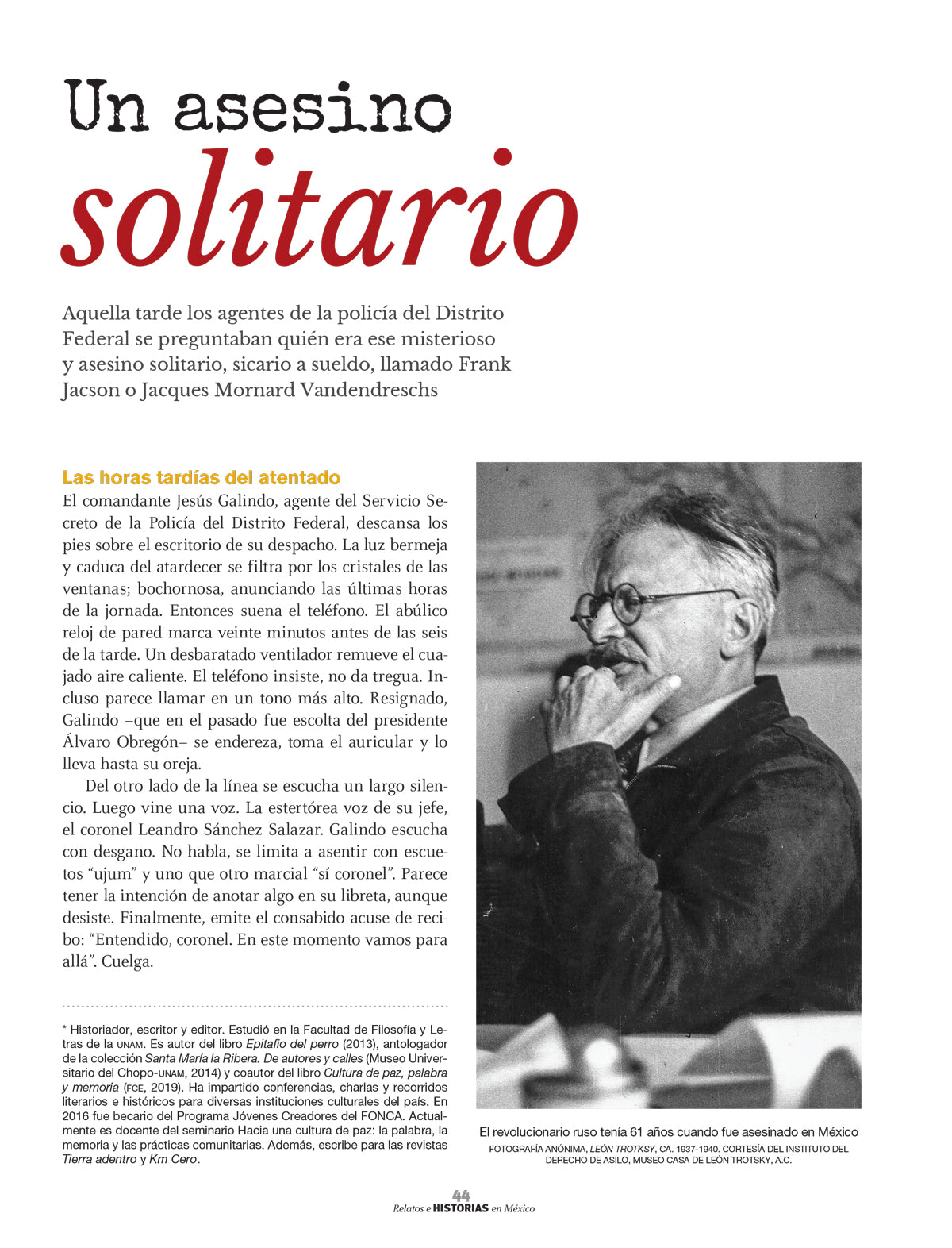 Asesinato de Trotsky. El largo brazo de Stalin
