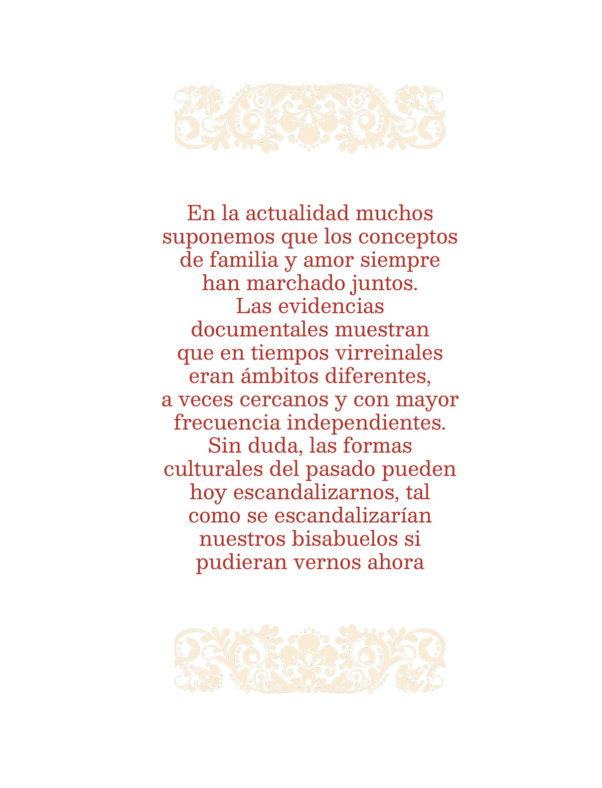 Familia y amor