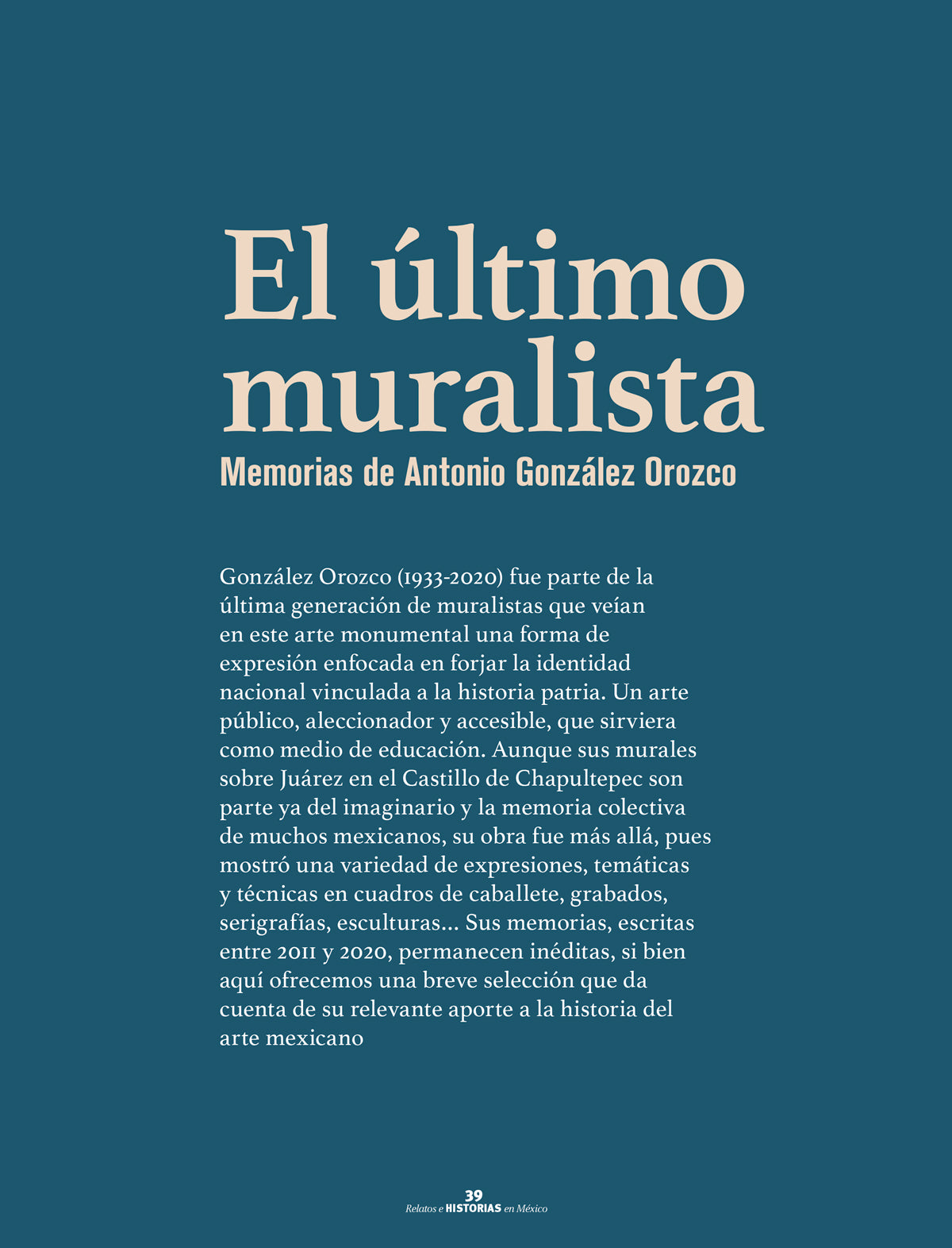 El último muralista