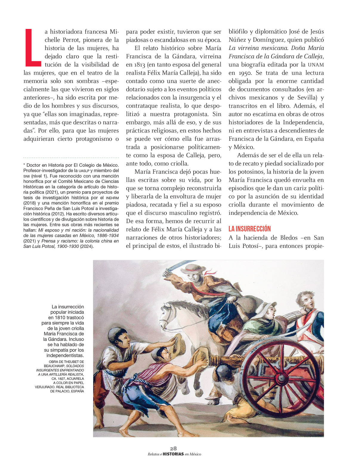 La vida oculta de la virreina potosina
