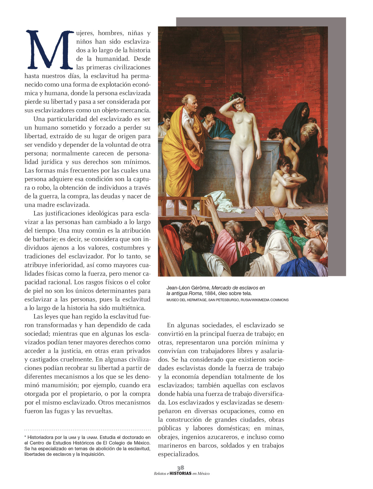 RHM 206 La esclavitud a través del tiempo