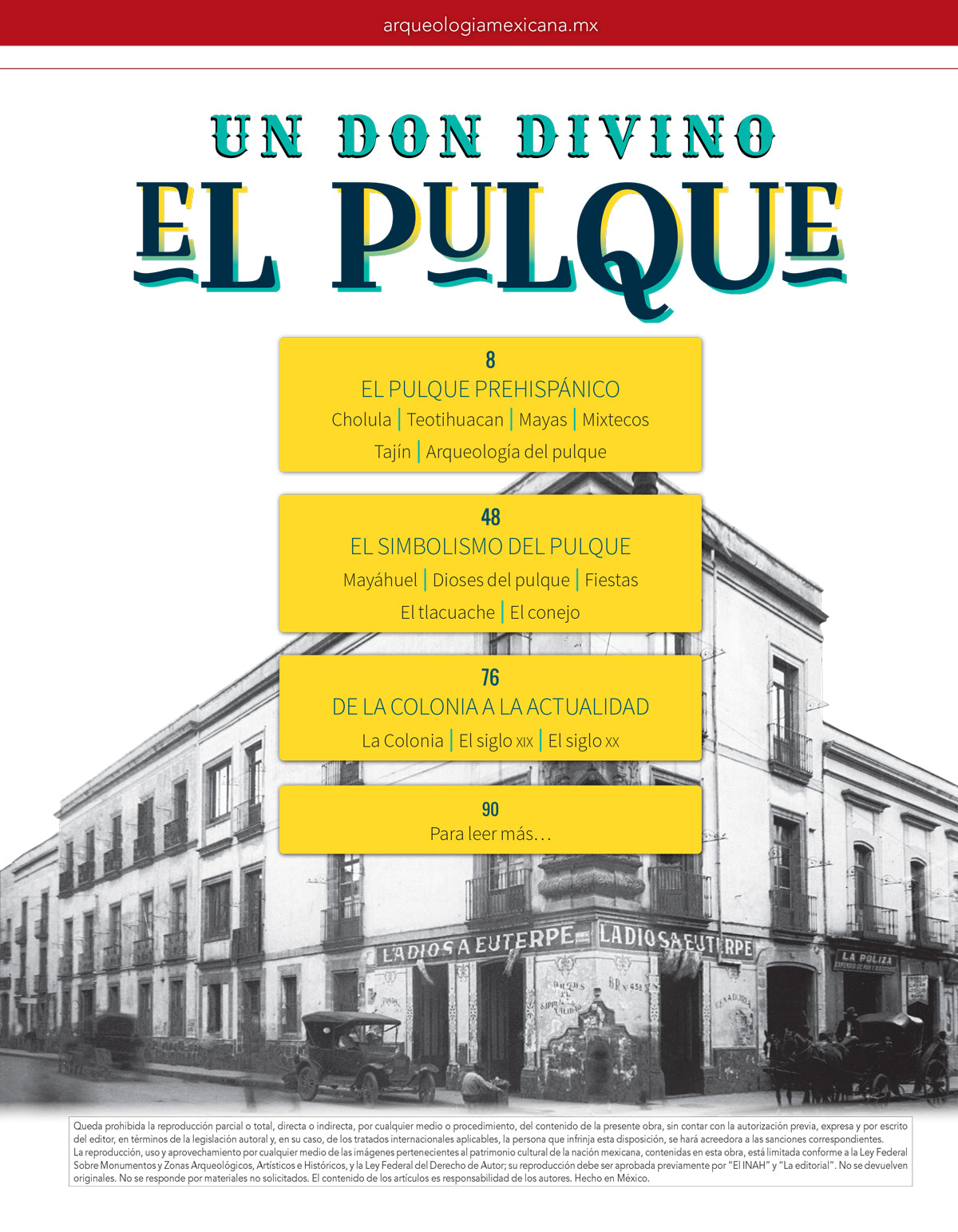 AME 78 El pulque. Un Don divino