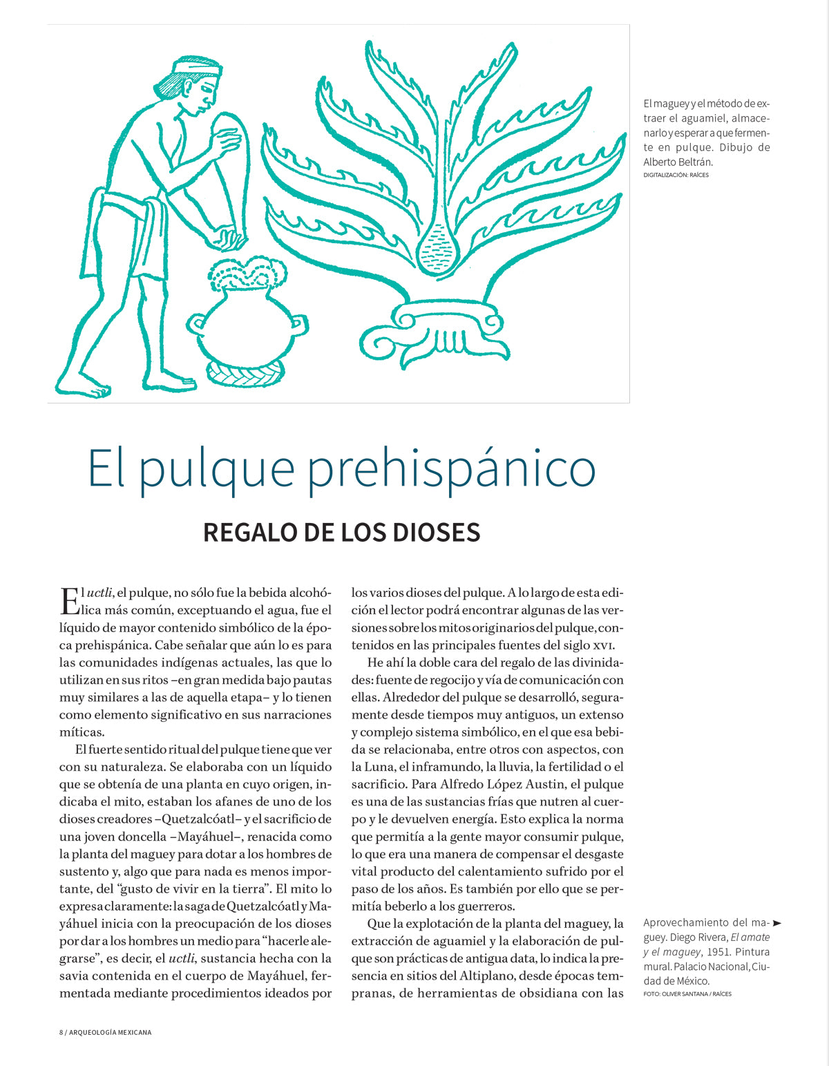 AME 78 El pulque. Un Don divino