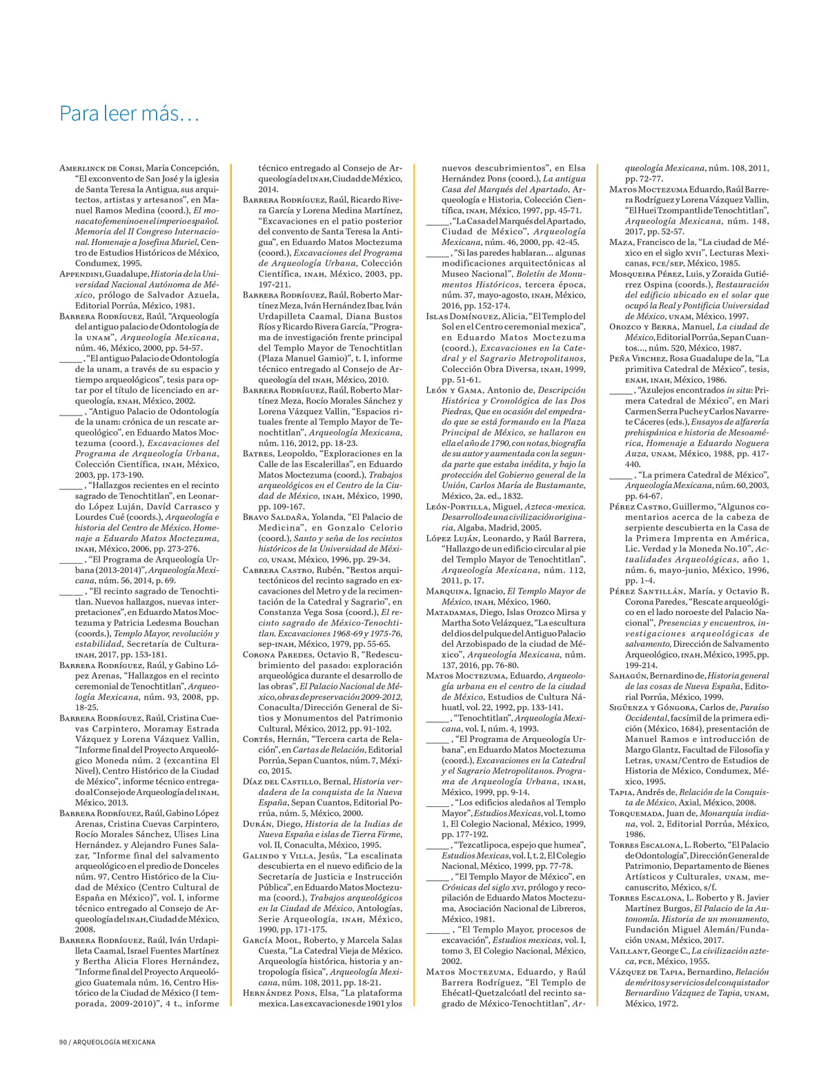 Ventanas arqueológicas en el Centro Histórico de la Ciudad de México