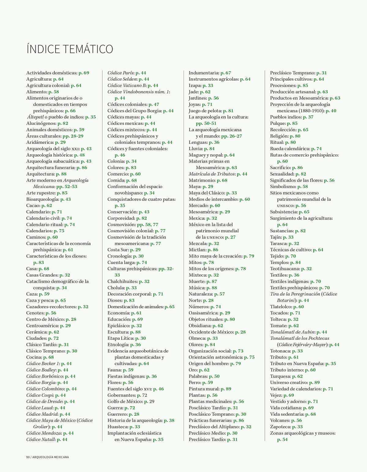 25 años de Arqueología Mexicana