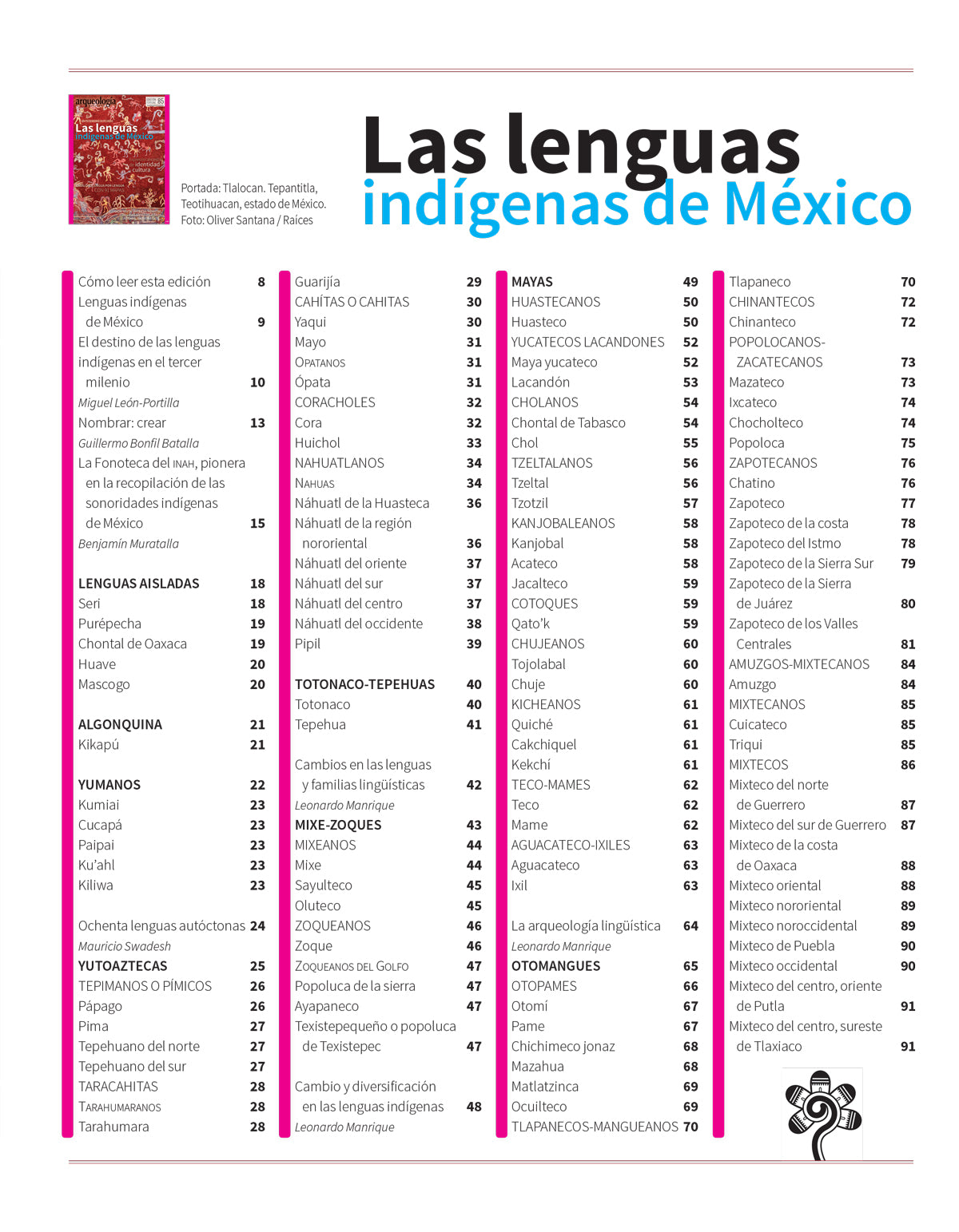 Las lenguas indígenas de México