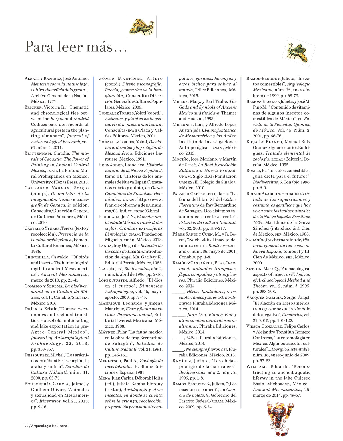 Insectos en Mesoamérica