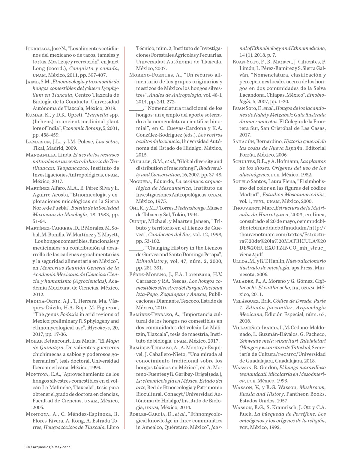 Hongos en México