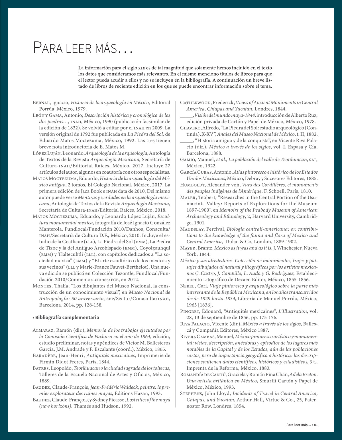 El pasado imaginado. Parte2