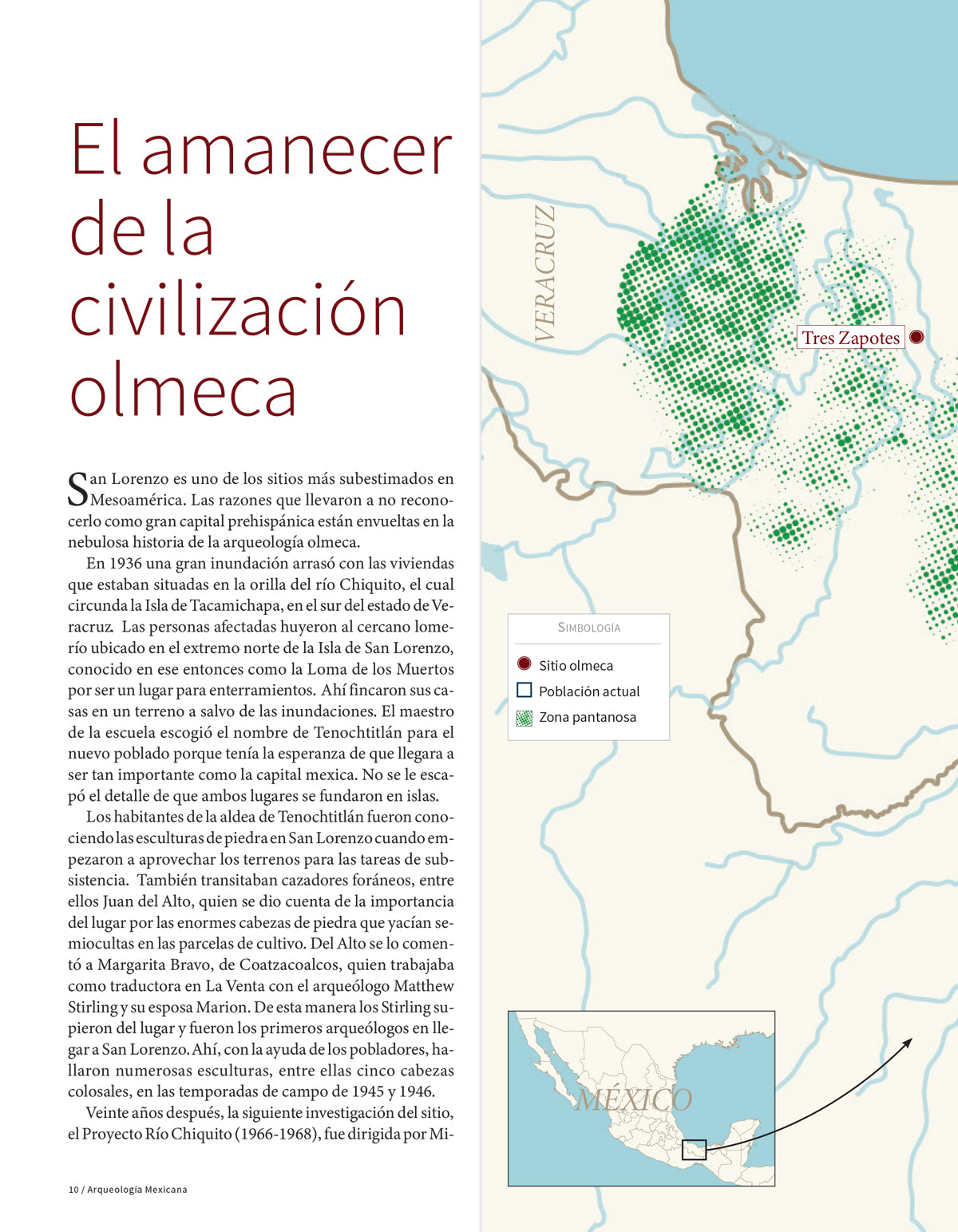 AME 104 San Lorenzo y el amanecer de la civilización olmeca