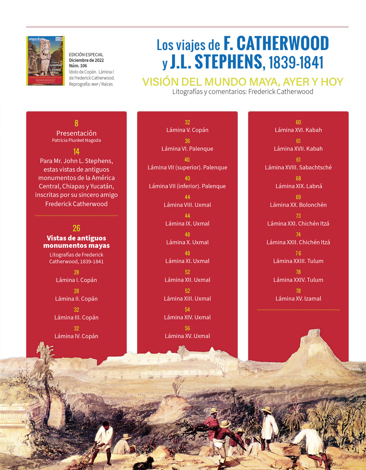 AME 106 Los viajes de F. Catherwood y J.L. Stephens
