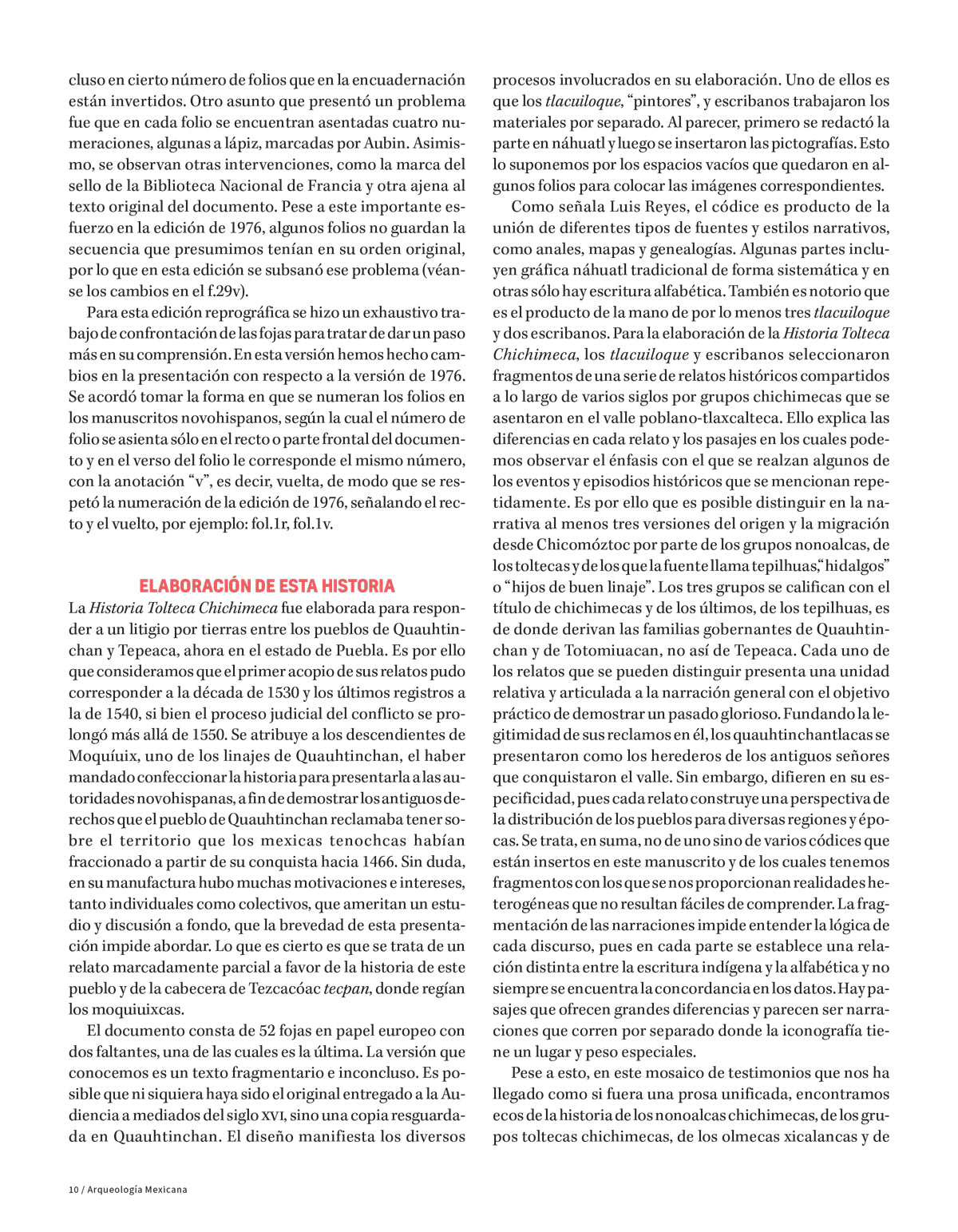 AME 107 Historia Tolteca Chichimeca. Parte 1