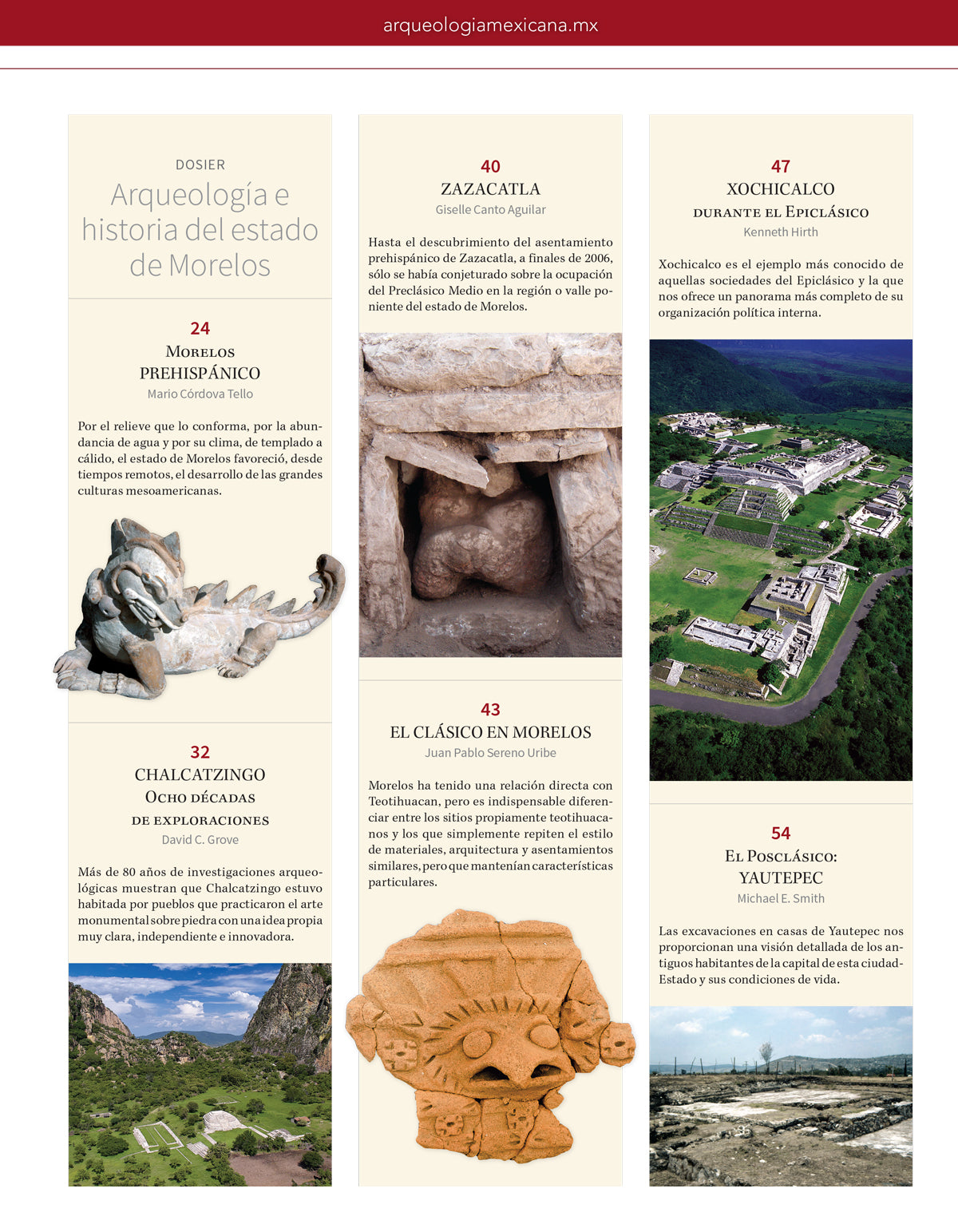 AMR 153 Arqueología e historia del estado de Morelos