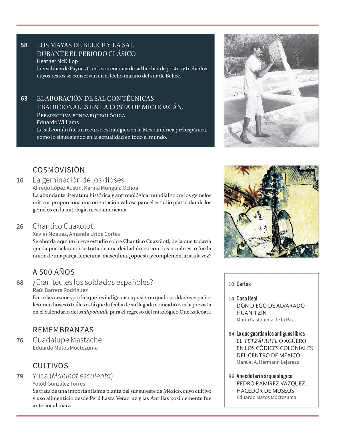 AMR 158 La sal en Mesoamérica