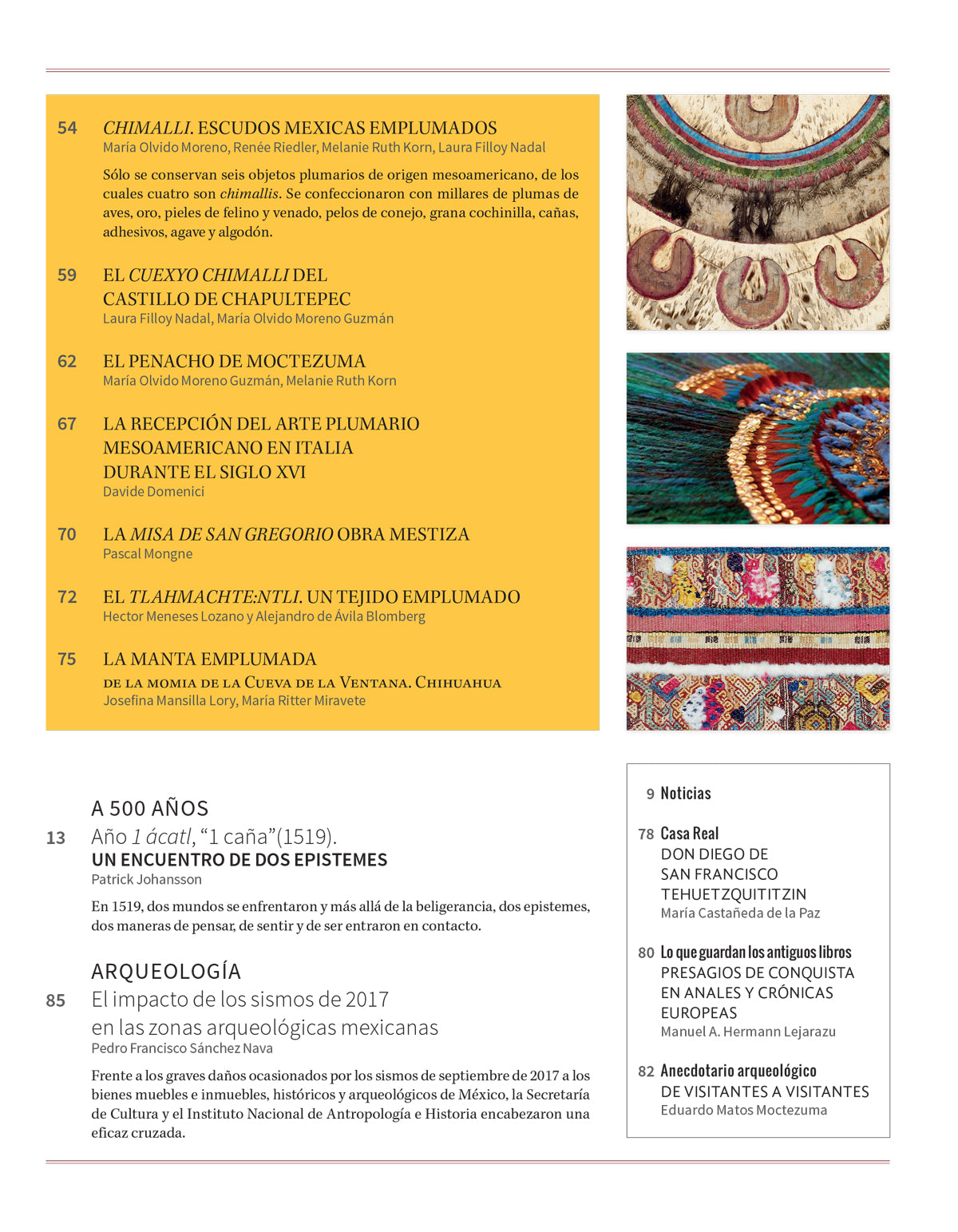 AMR 159 La pluma y sus usos en Mesoamérica