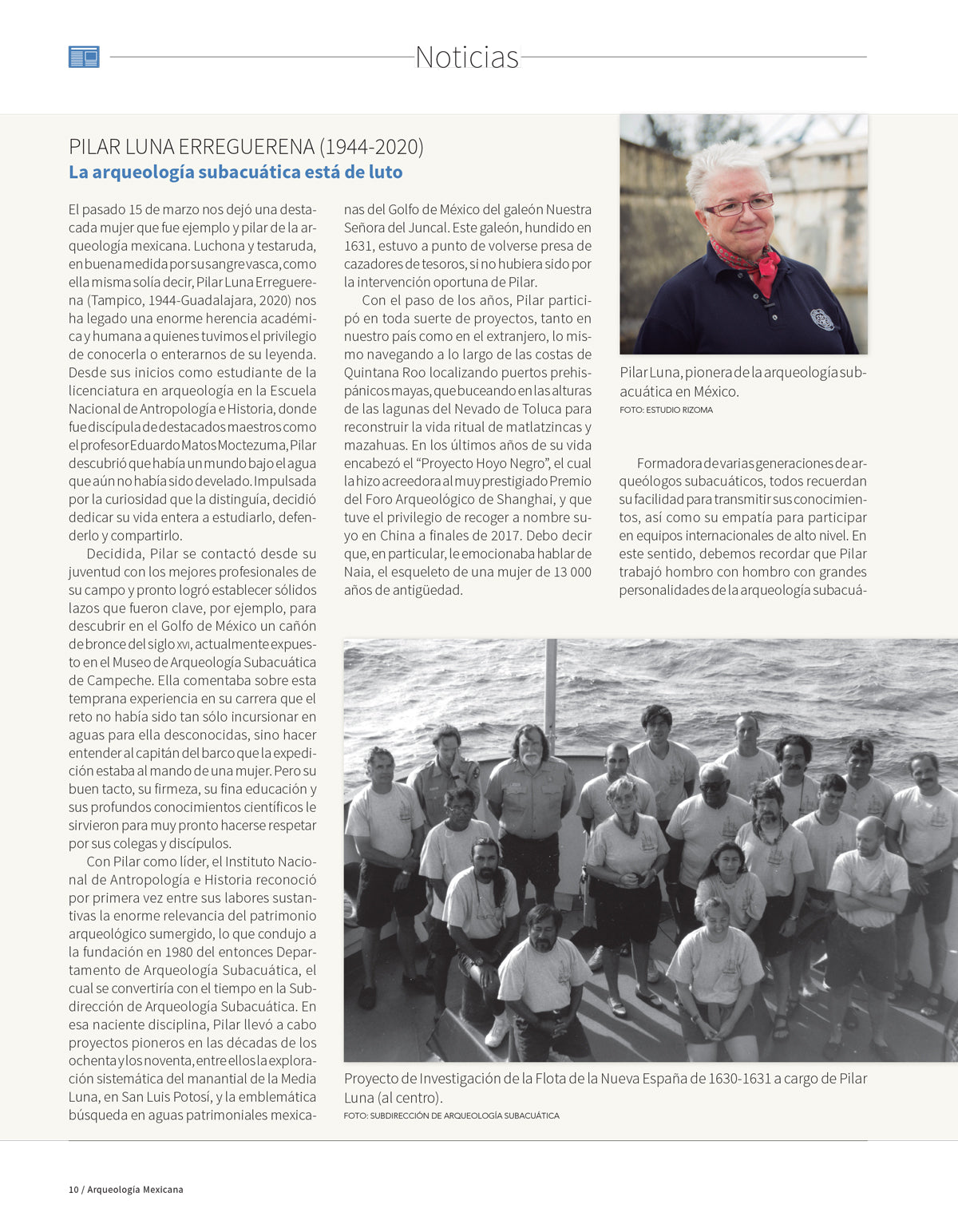AMR 164 Arqueología subacuática en México