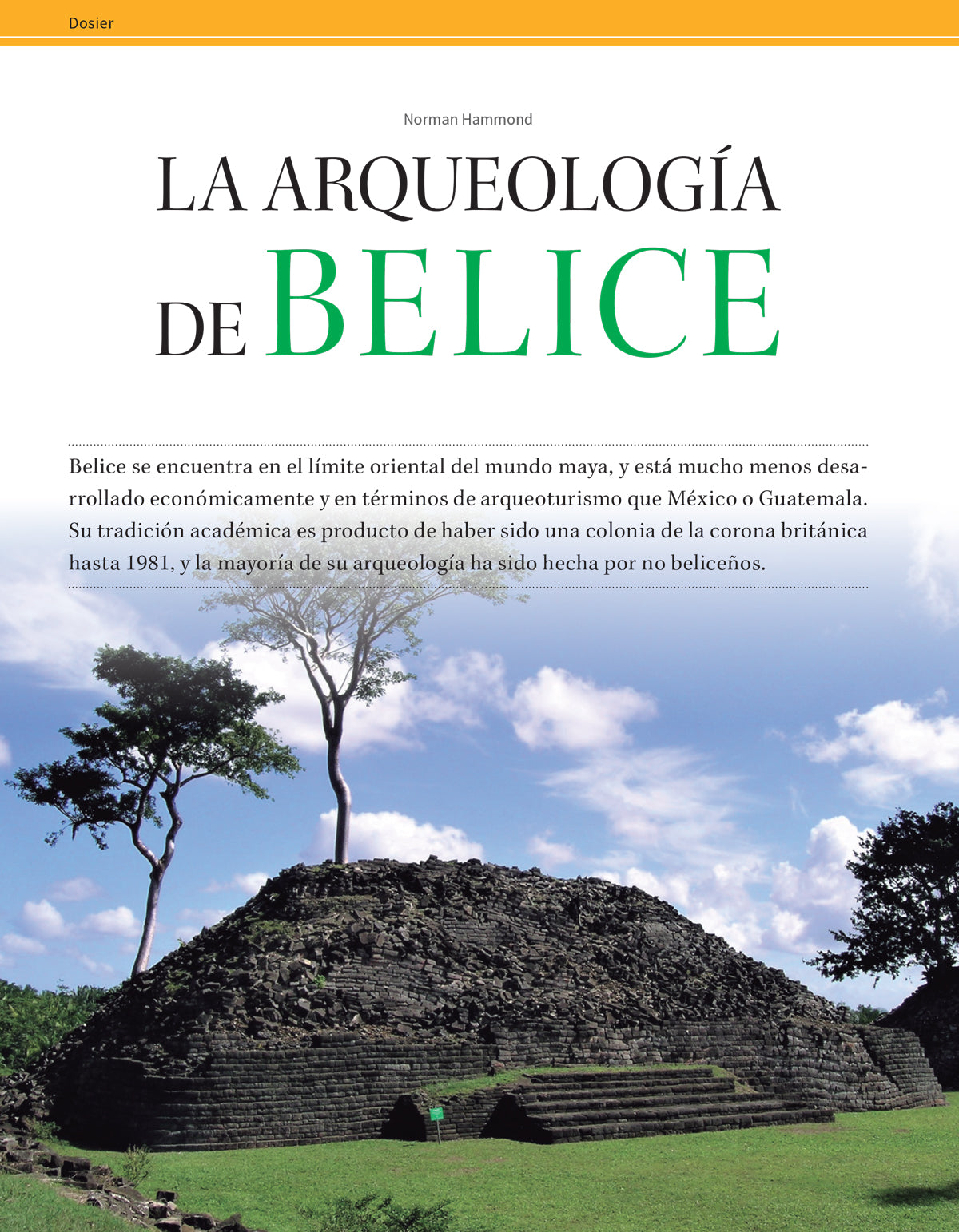 Los mayas de Belice