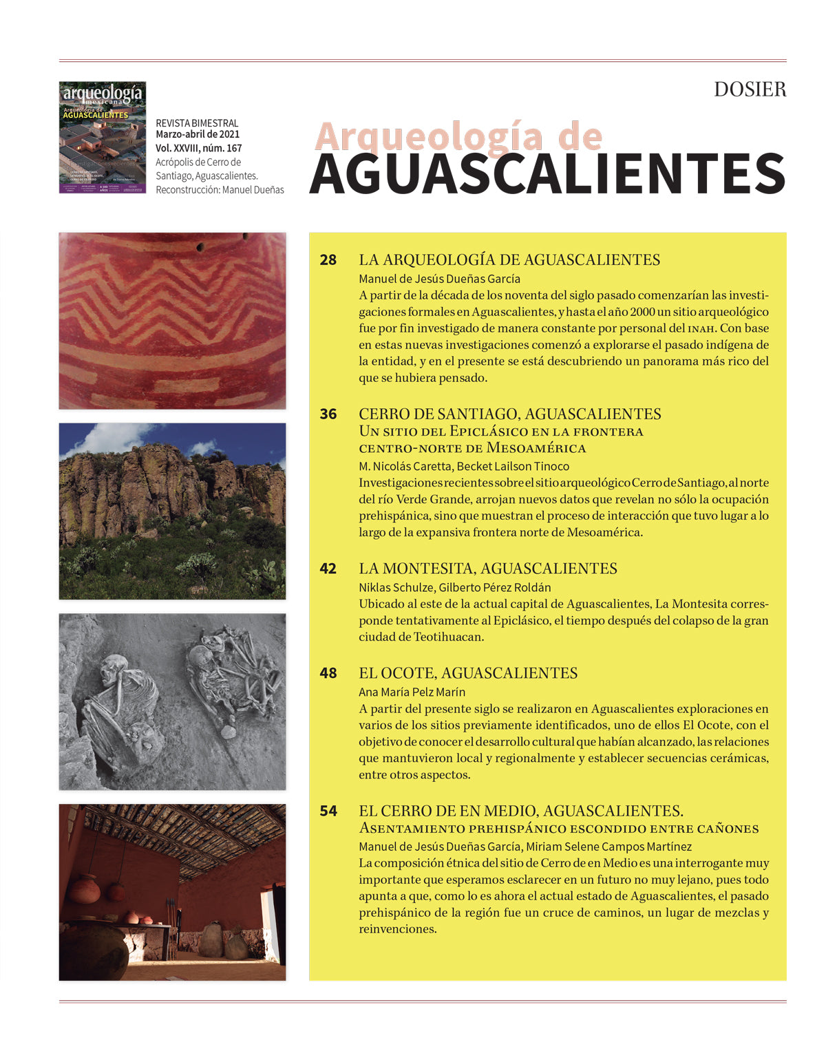 AMR 167 Arqueología de Aguascalientes