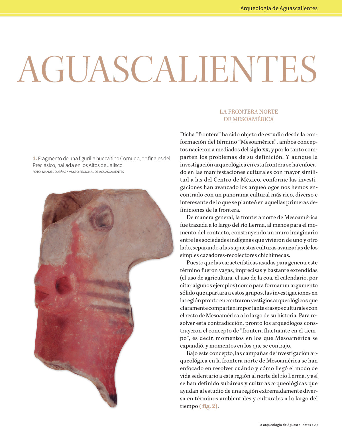 AMR 167 Arqueología de Aguascalientes