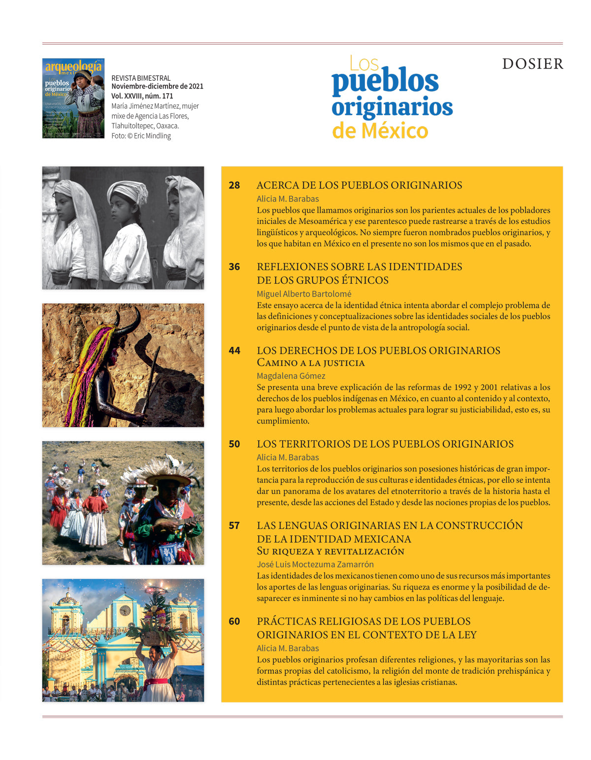 AMR 171 Los pueblos originarios de México