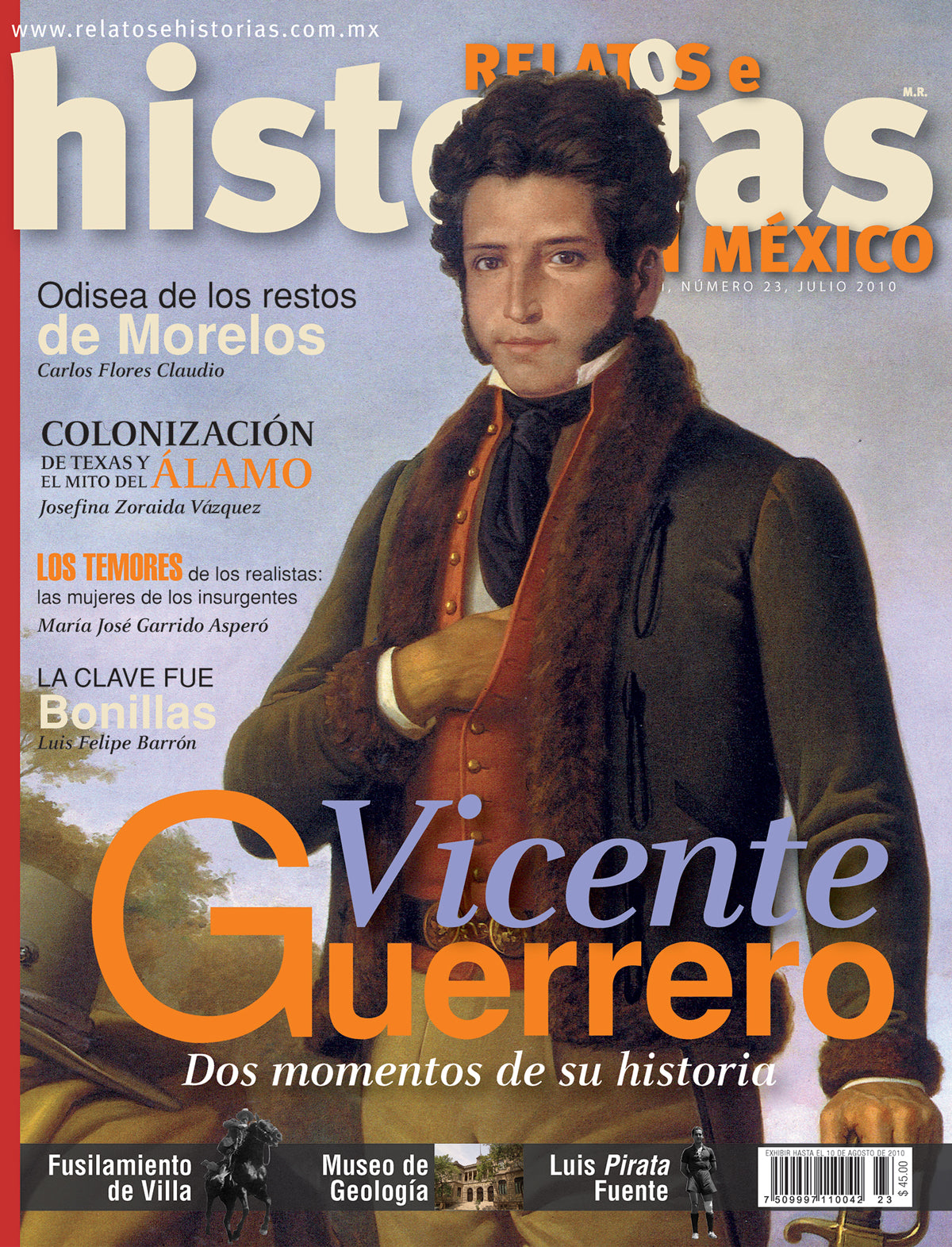 Vicente Guerrero. Dos momentos de su historia