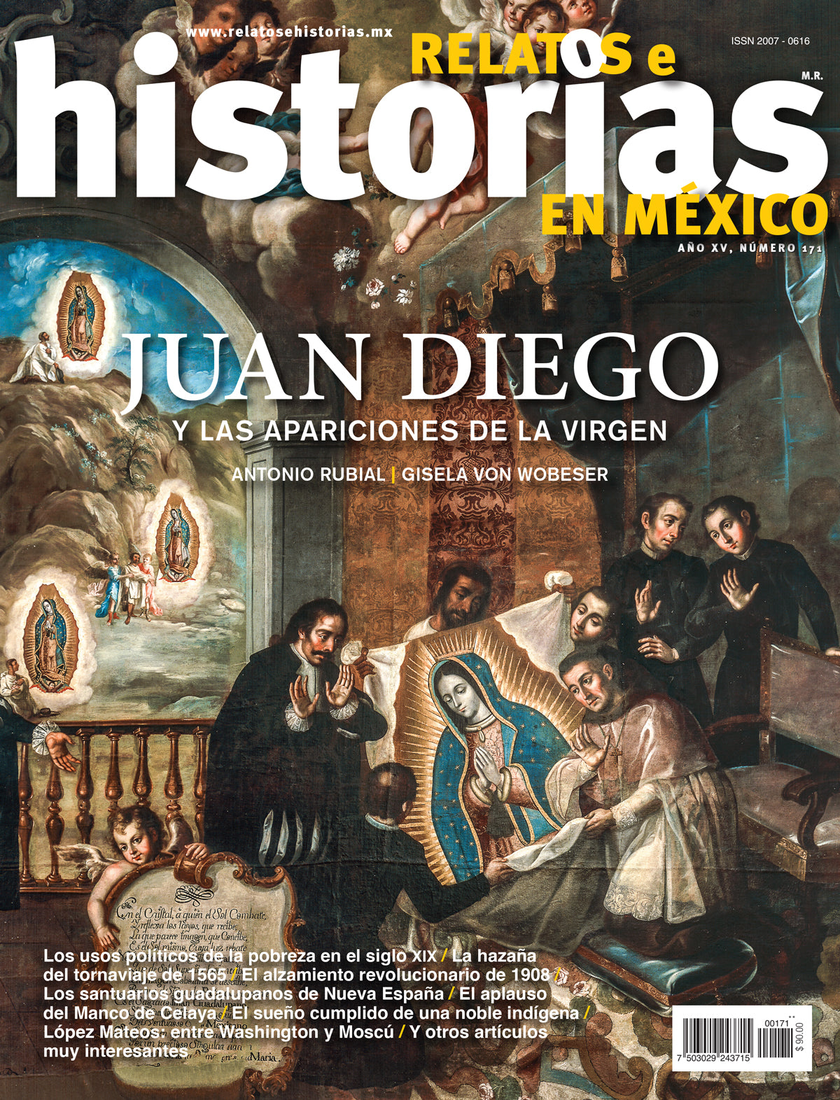 Juan Diego y las apariciones de la Virgen