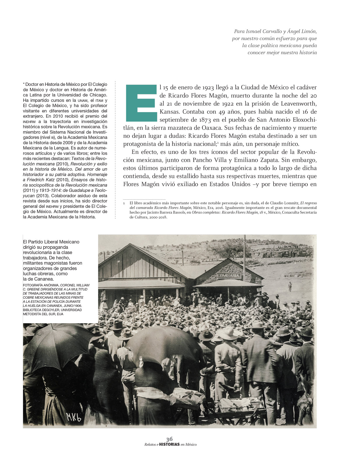 Flores Magón. ¿Precursor o crítico de la Revolución mexicana?
