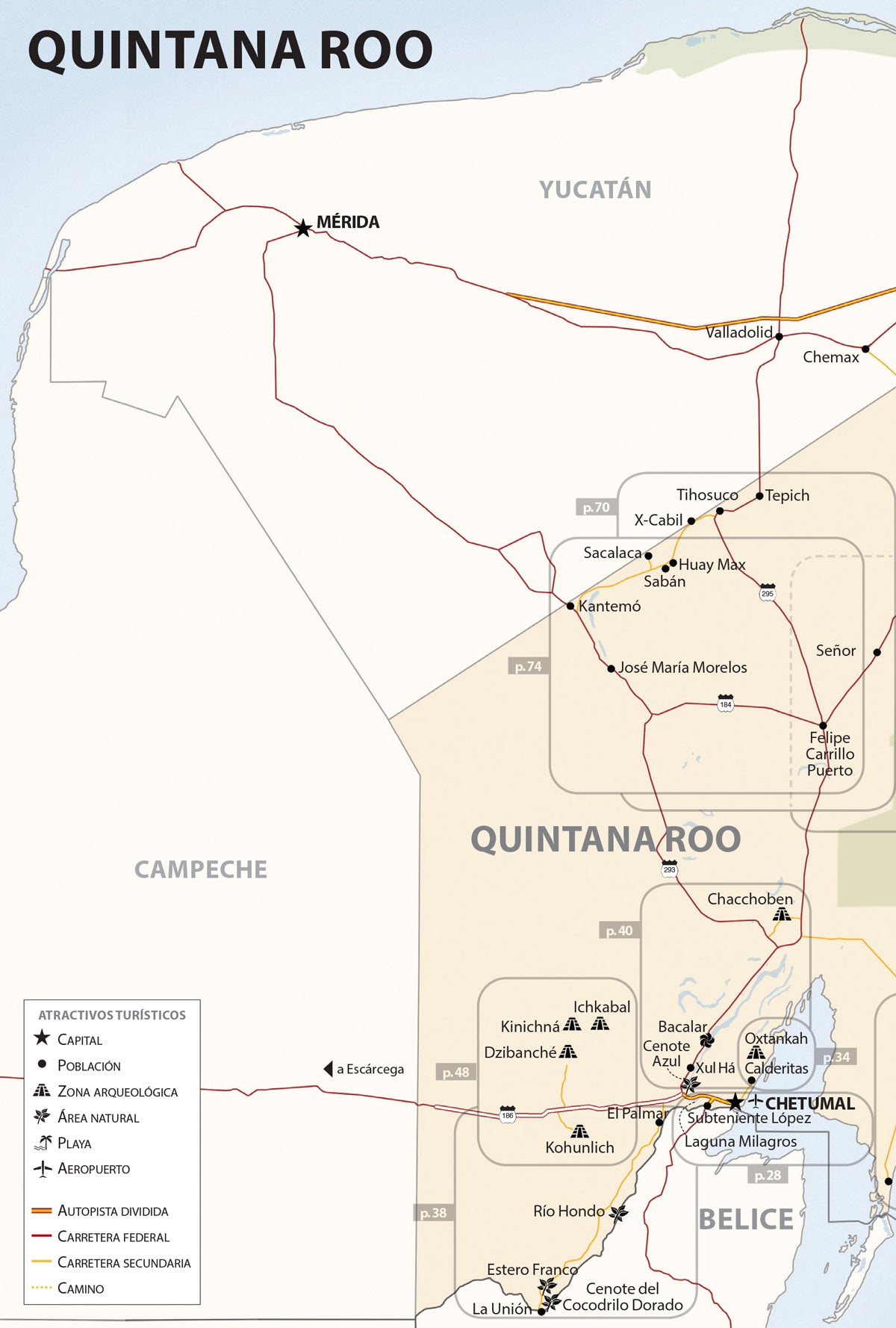 Quintana Roo - Guía del estado