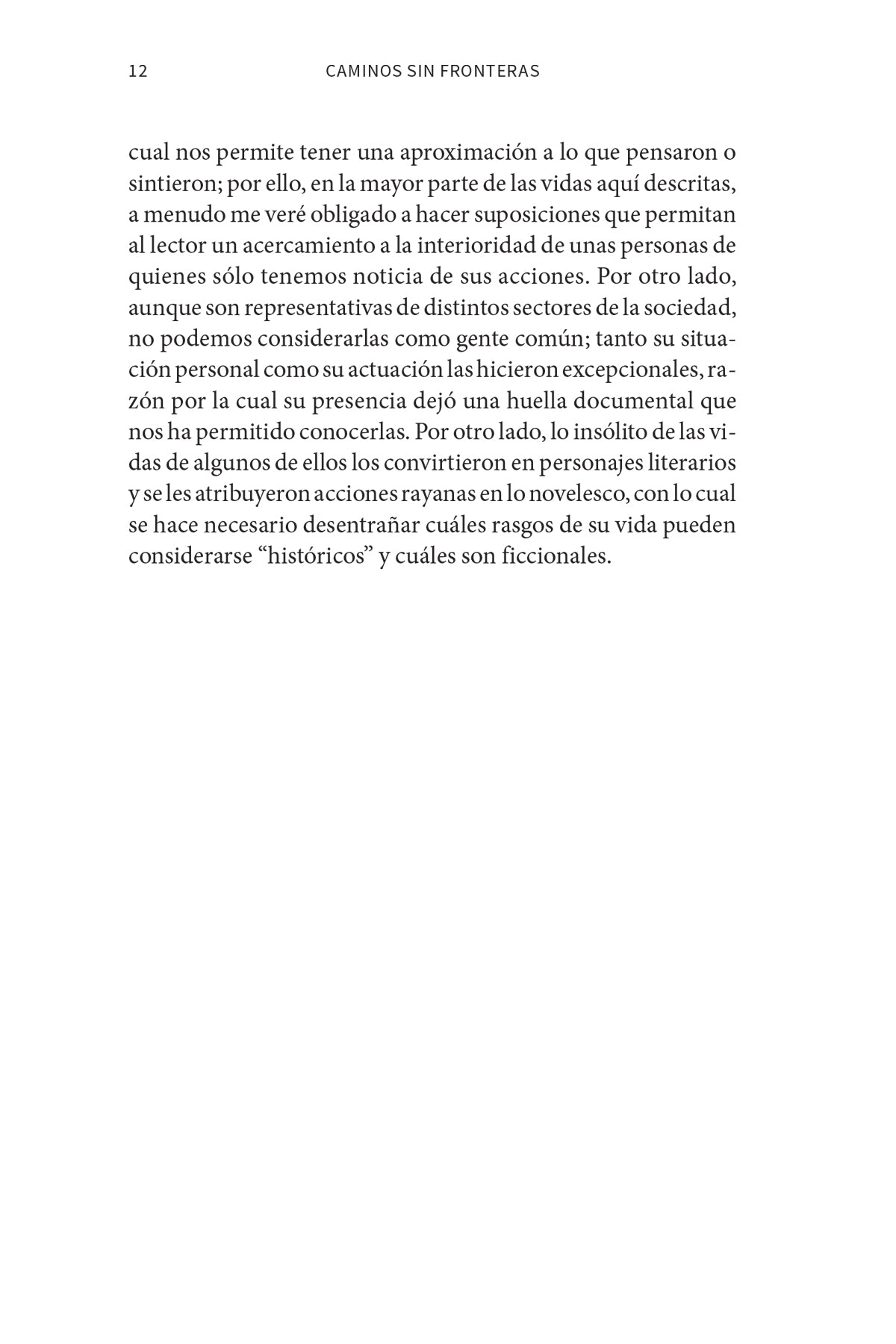 Caminos sin fronteras