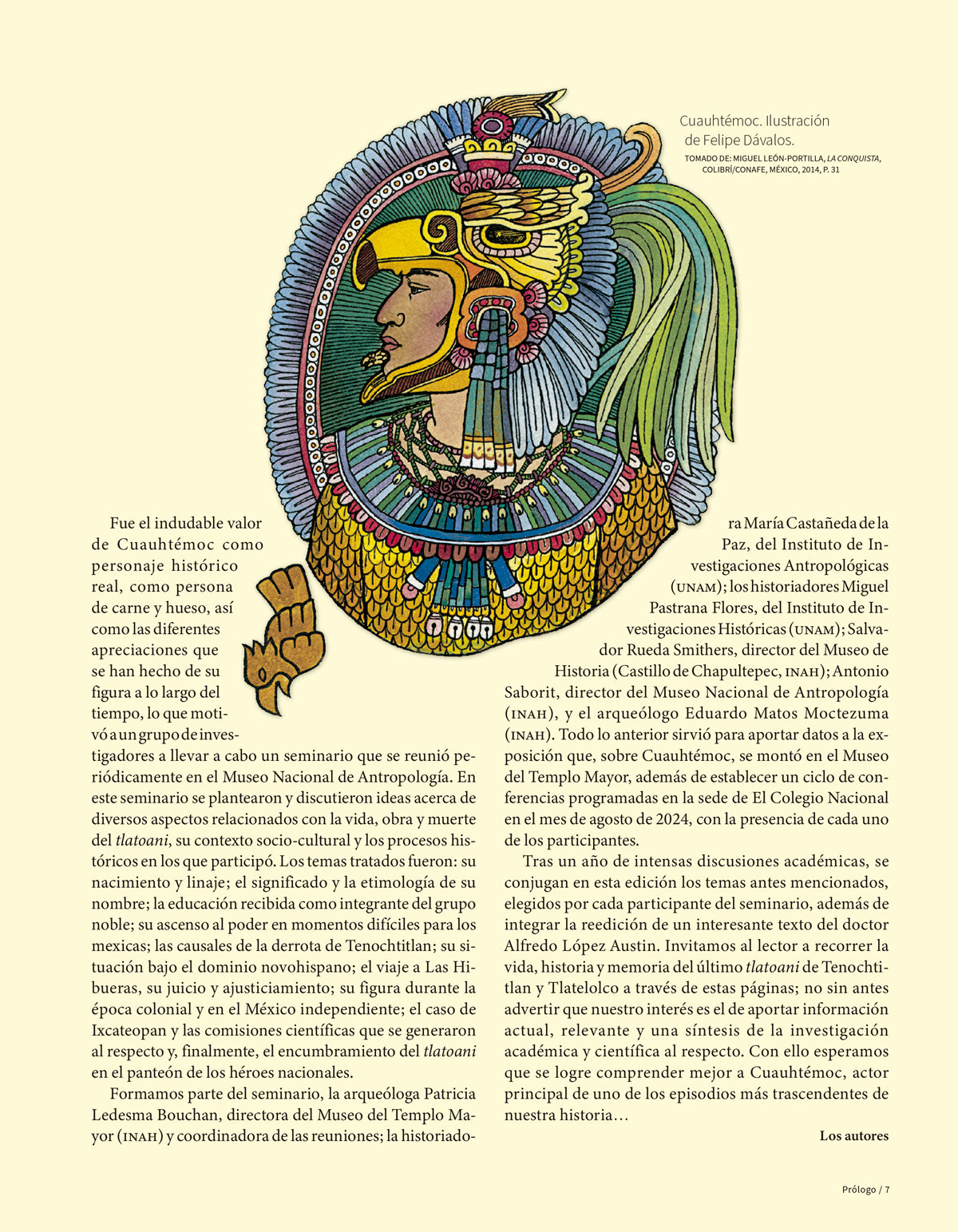 Cuauhtémoc, “descendió como águila”