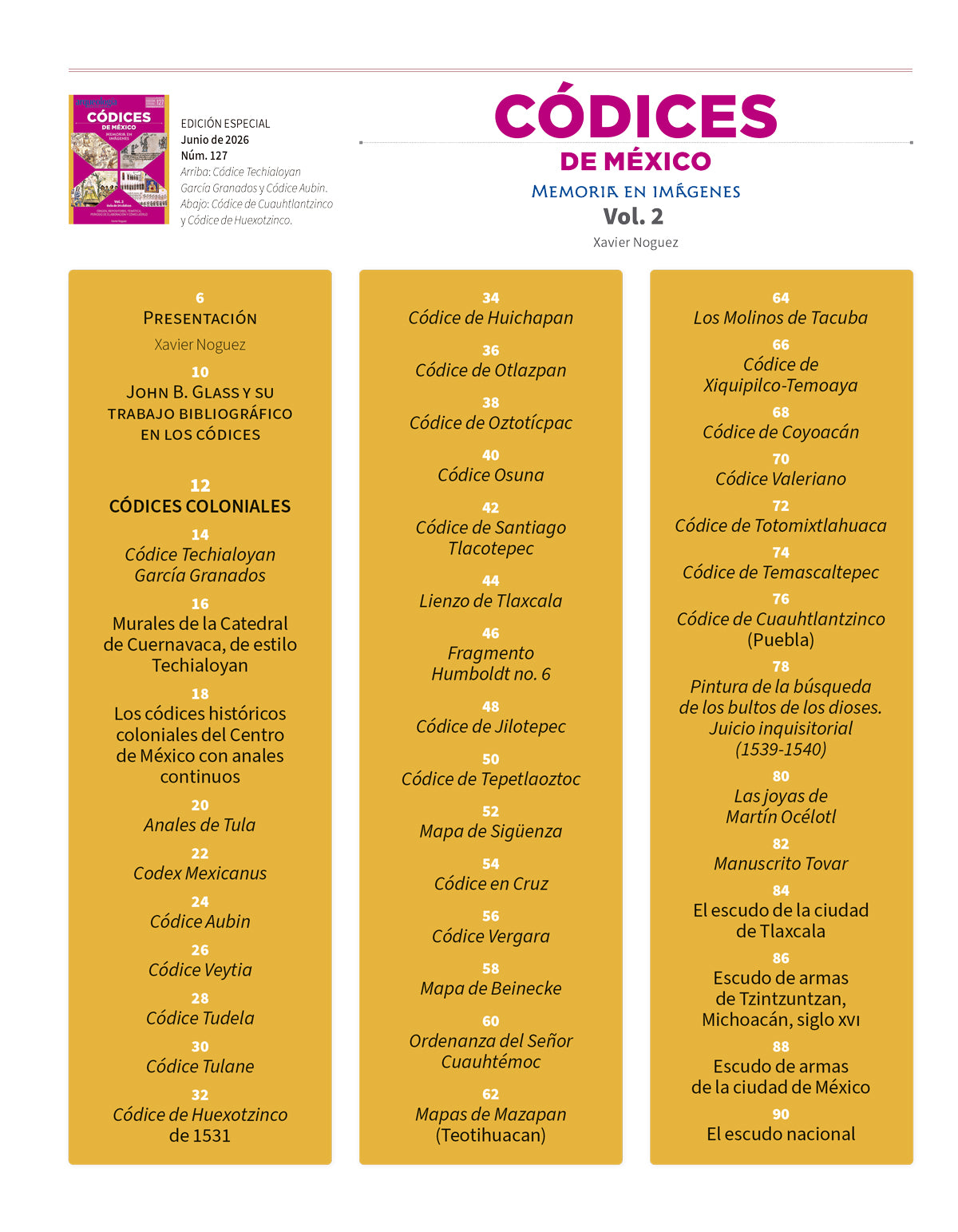 Códices de México. Memoria en imágenes. Vol. 2