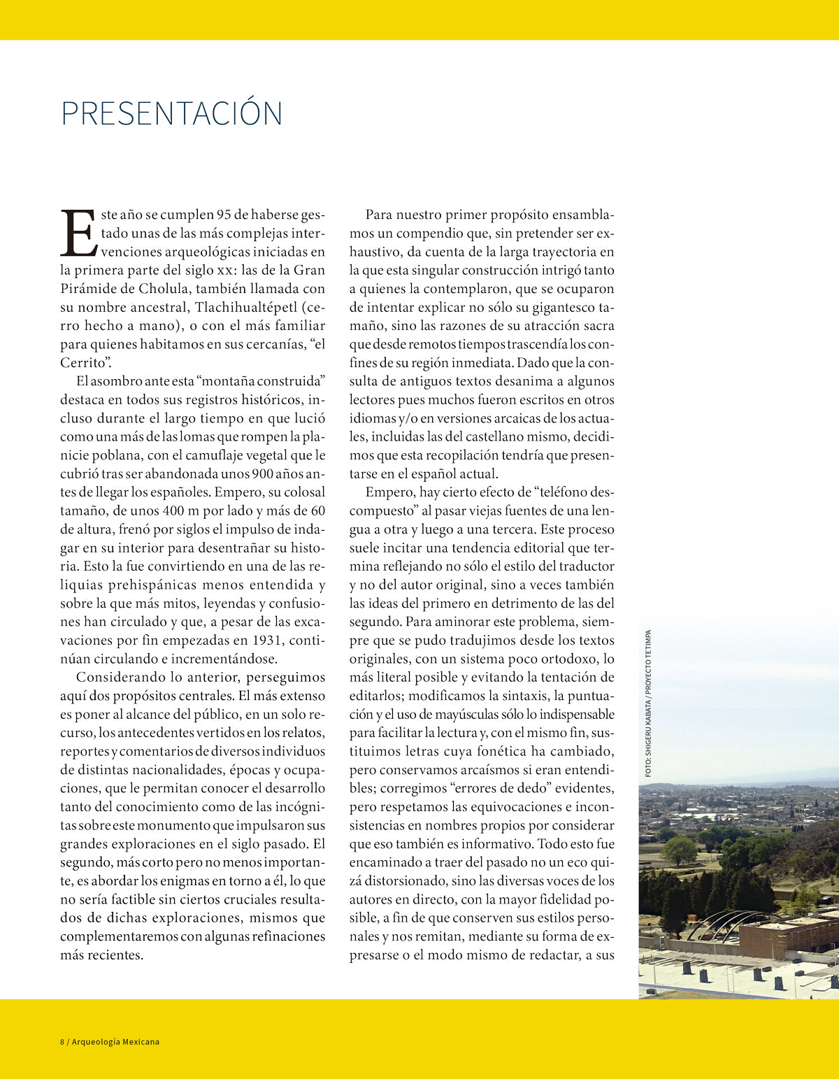 Cholula la gran pirámide