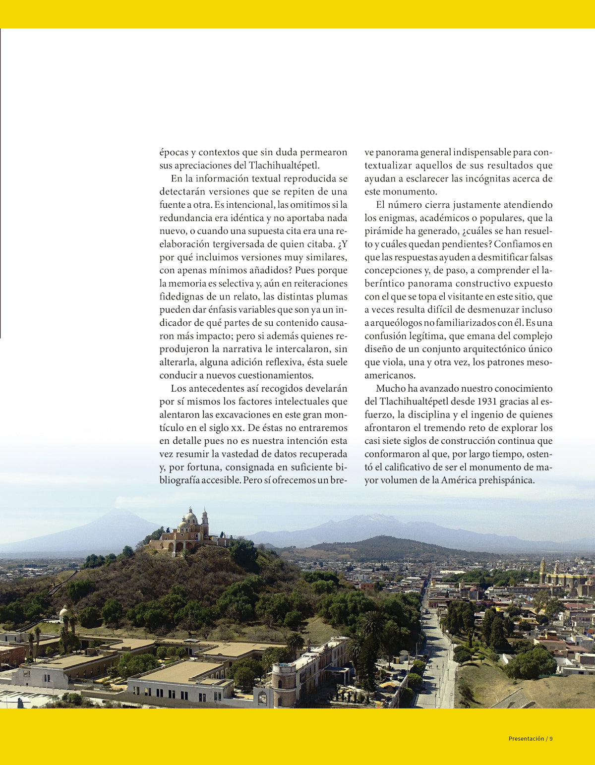 Cholula la gran pirámide