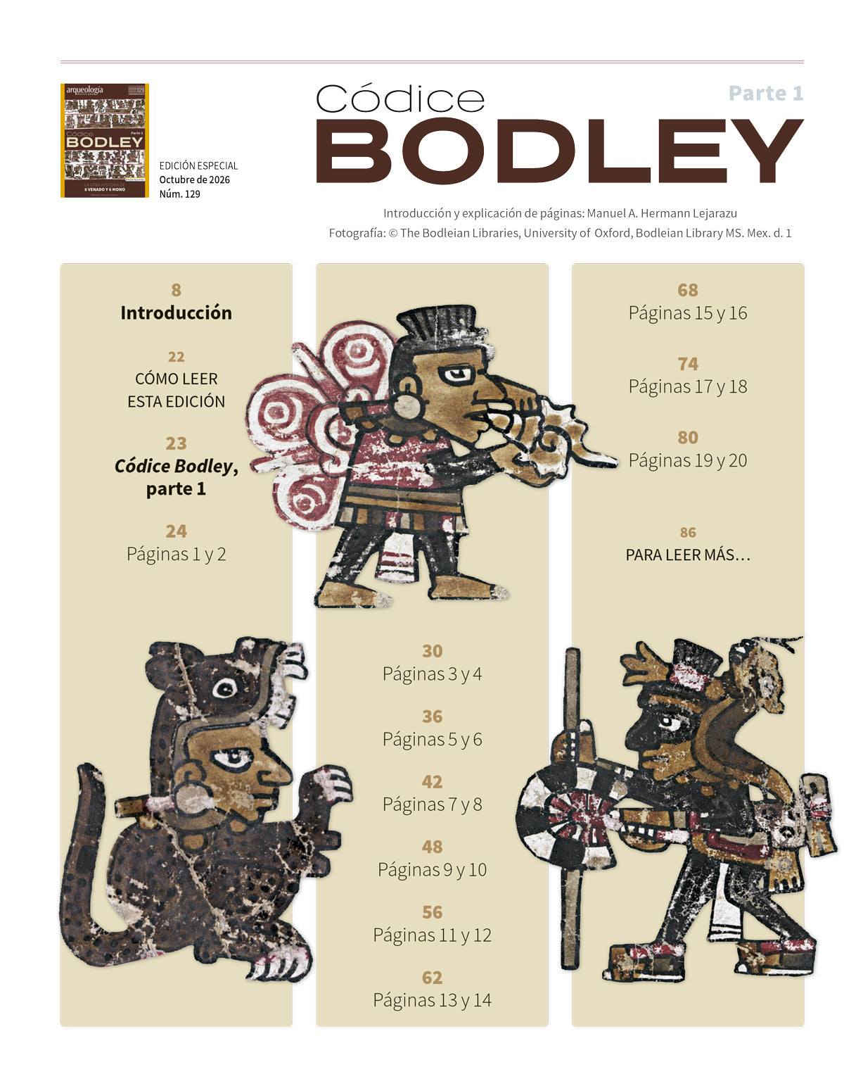 AME 129 Códice Bodley. Parte 1