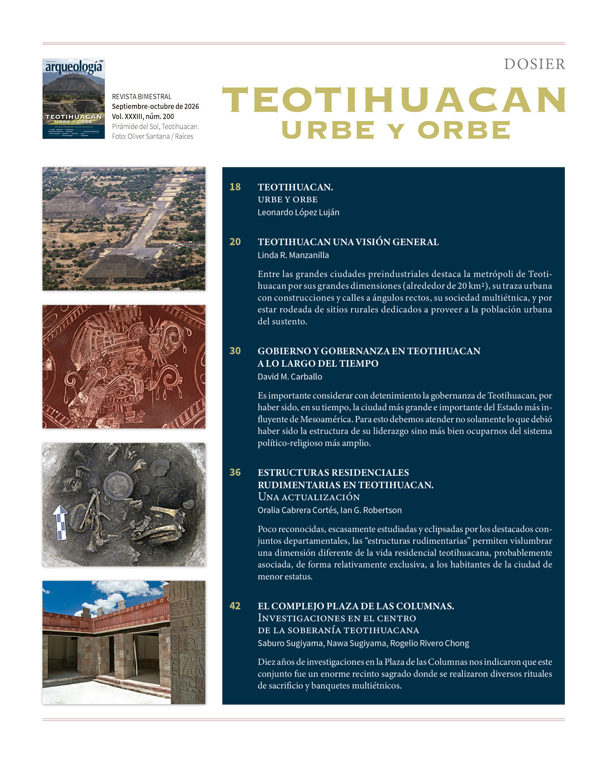 AMR 200 Teotihuacan. Urbe y orbe