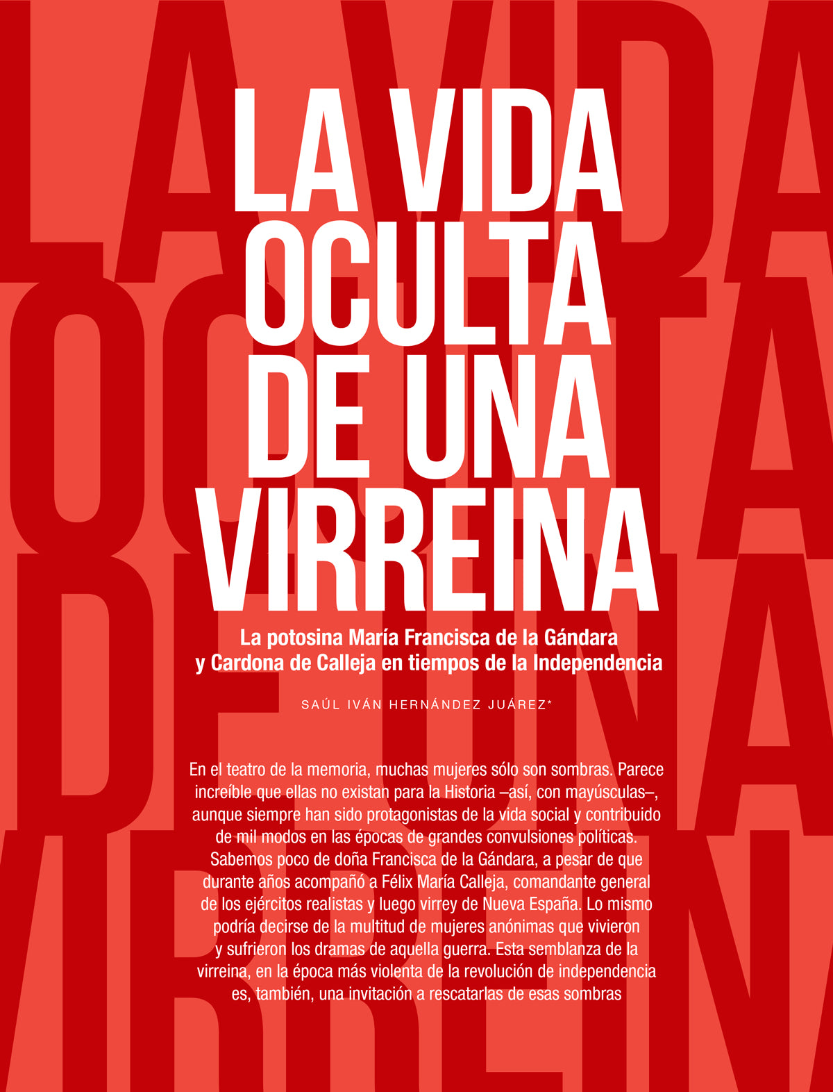 La vida oculta de la virreina potosina