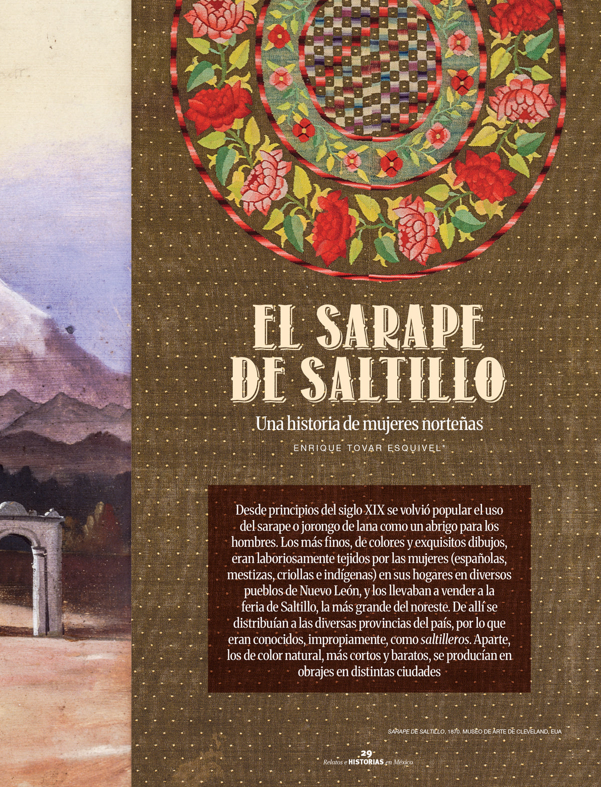 El sarape de Saltillo. Una historia de mujeres norteñas